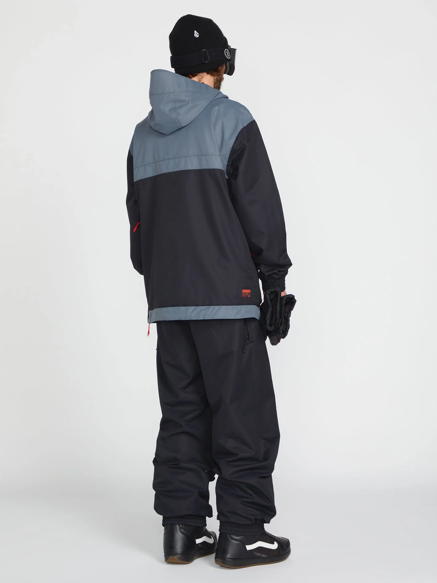 Longo Pullover Jacket - Black - Image 2