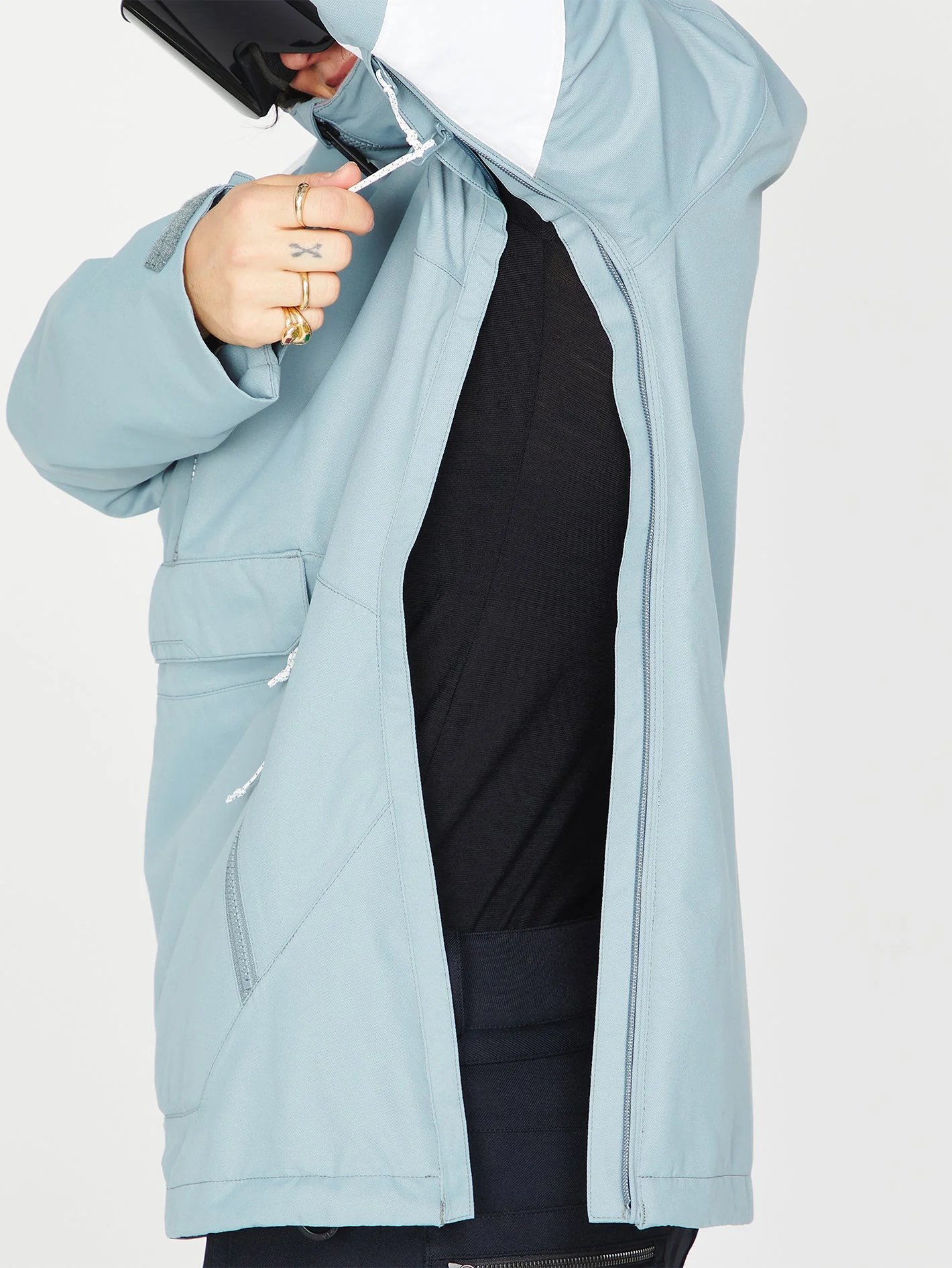 Mirror Pullover Jacket - Green Ash - Image 7