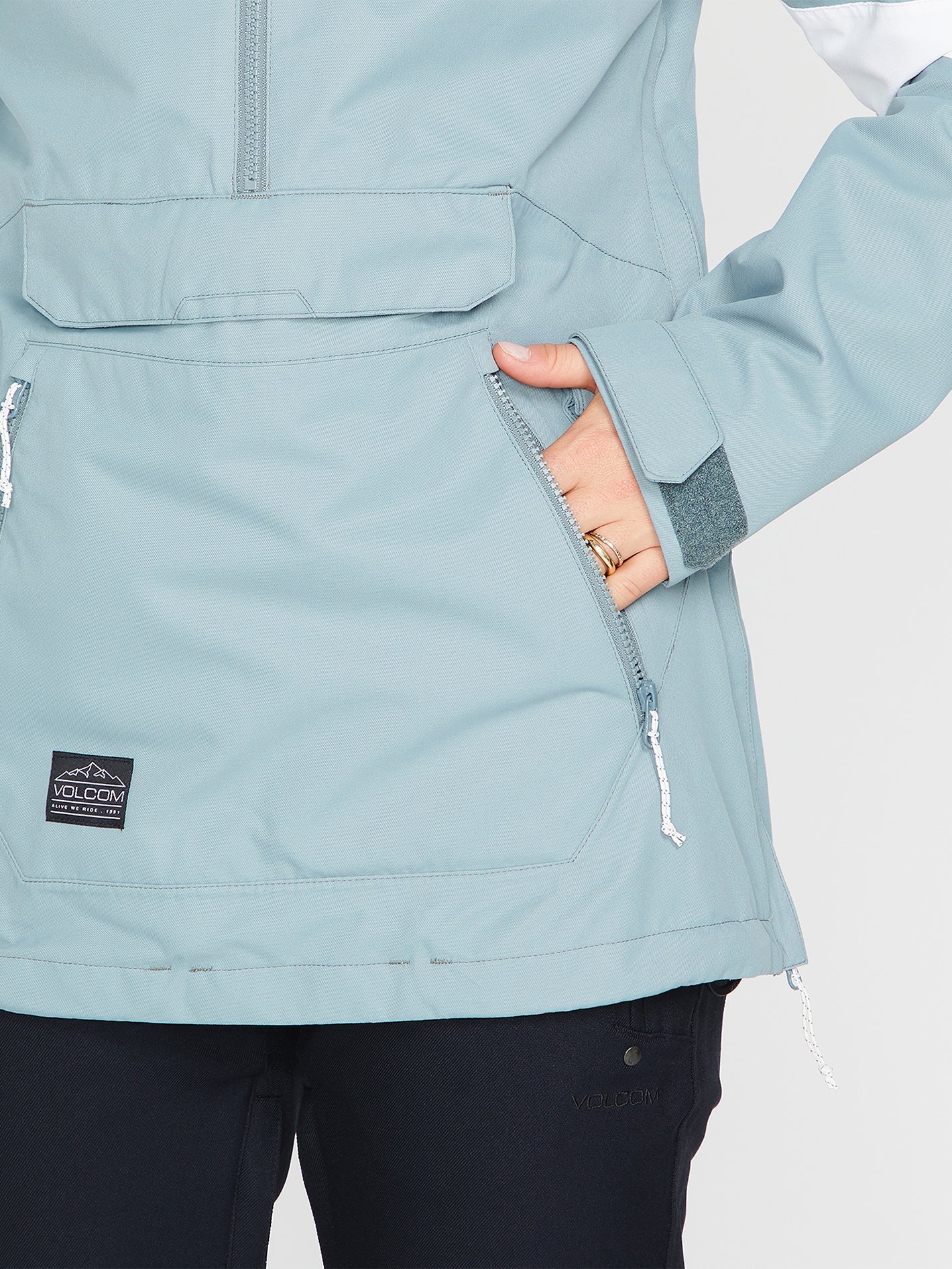 Mirror Pullover Jacket - Green Ash - Image 9