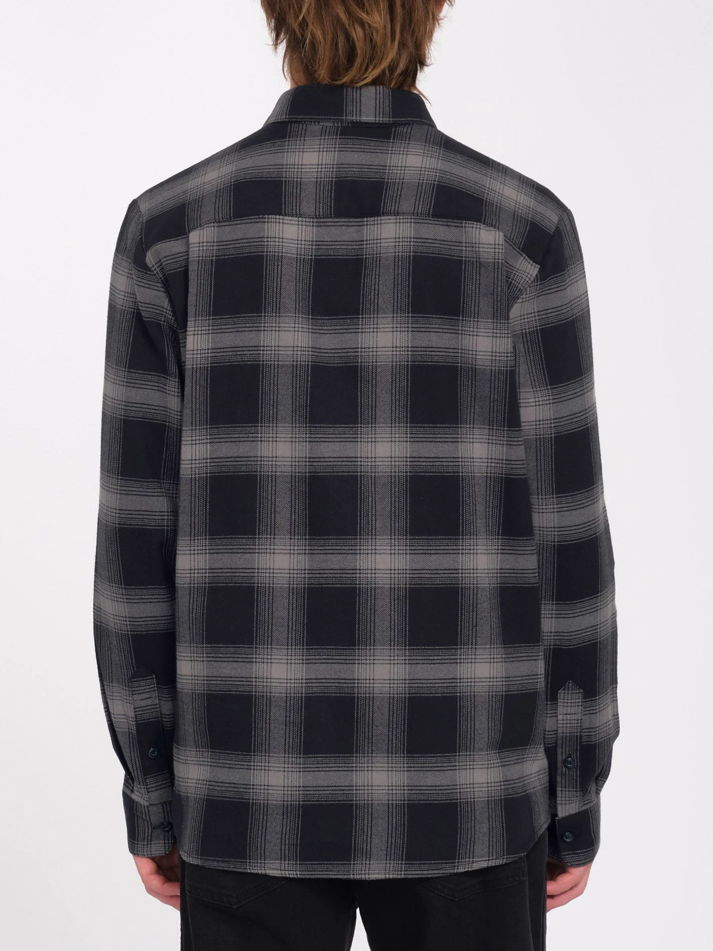 Netastone Flannel Hemd - Black - Image 2