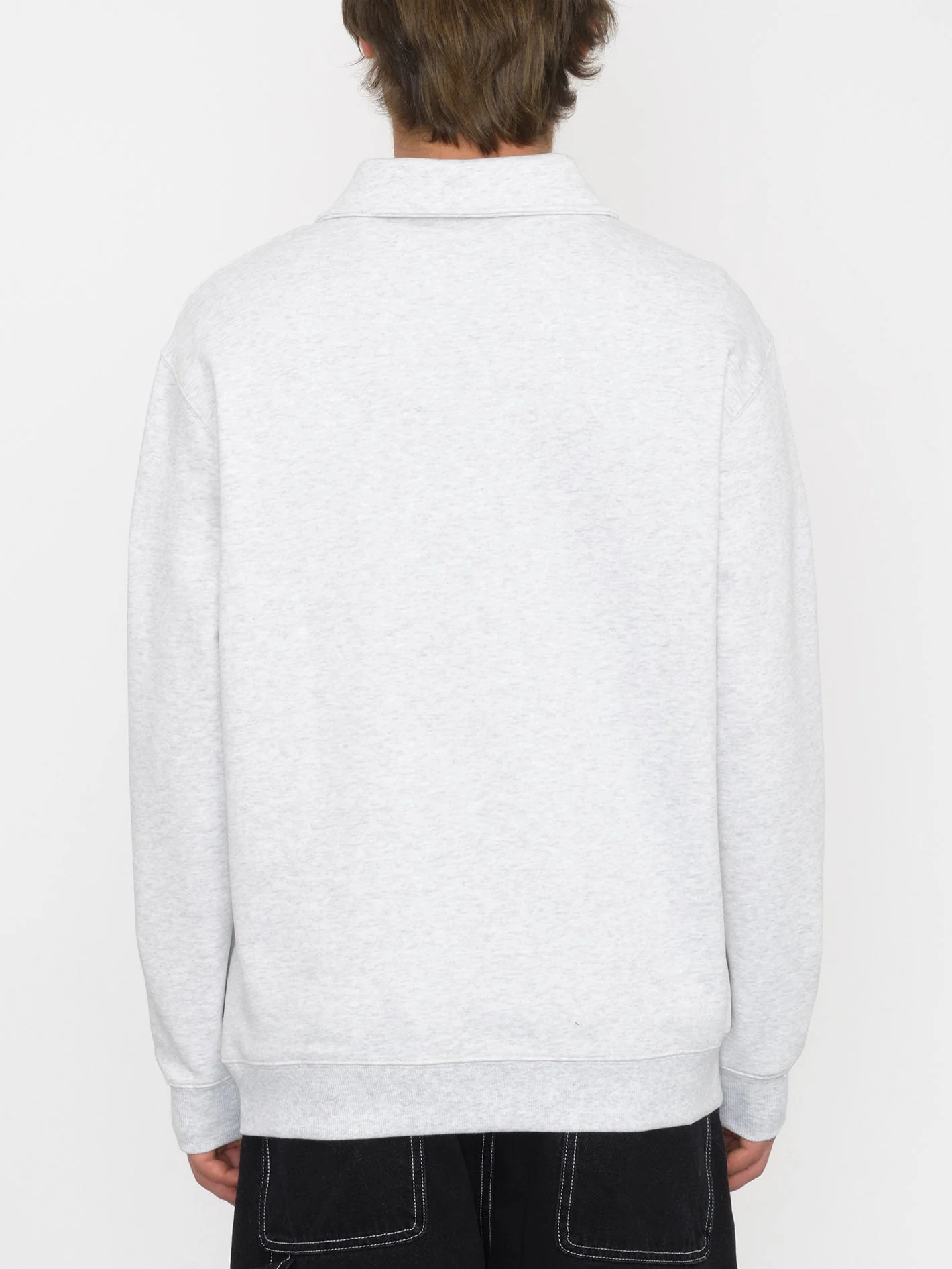 Nevermine Terry Sweatshirt - BONE HEATHER - Image 2