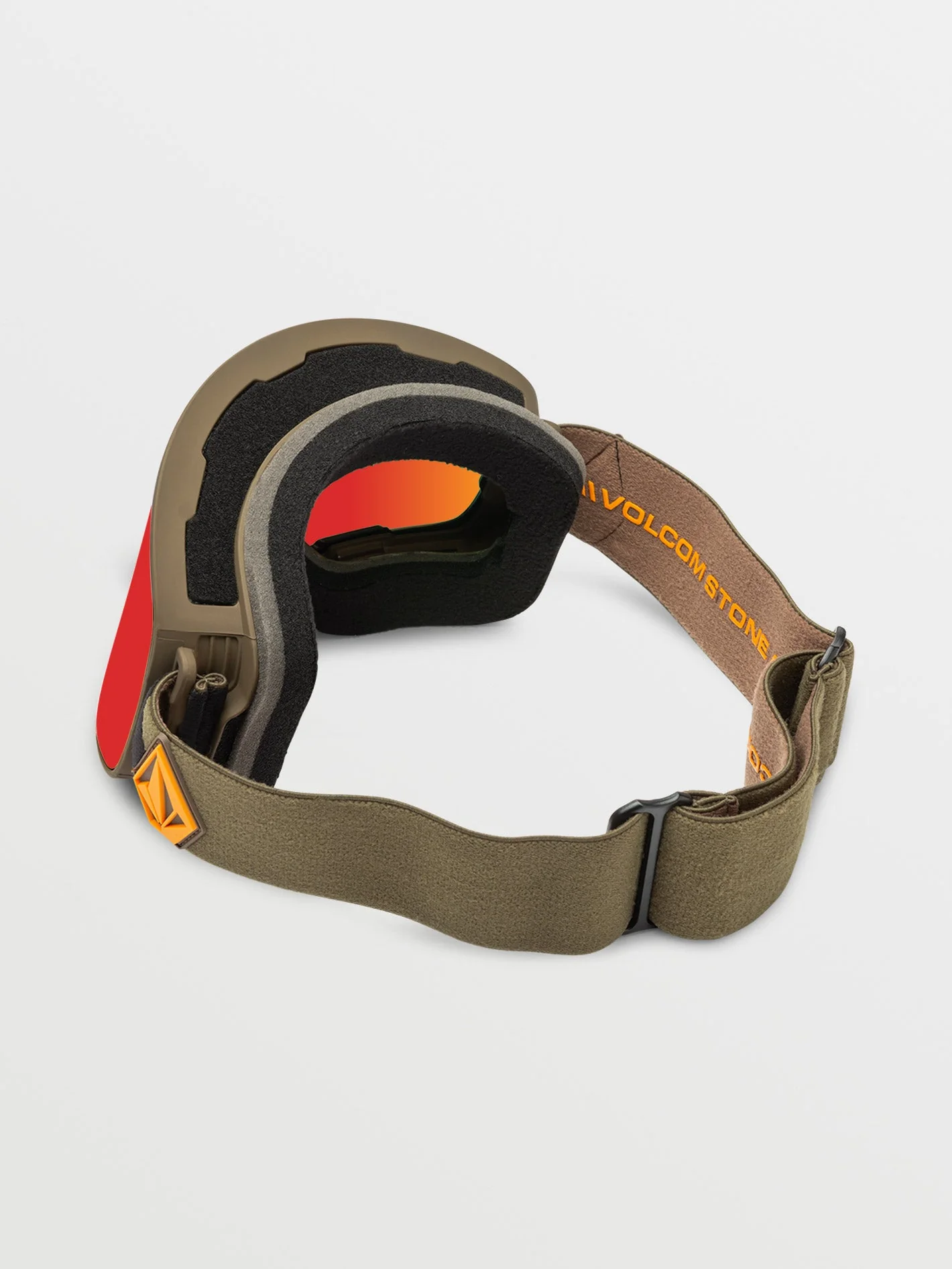Odyssey Military/Gold Goggle (+ Bonus Lens - Yellow) - RED CHROME - Image 4