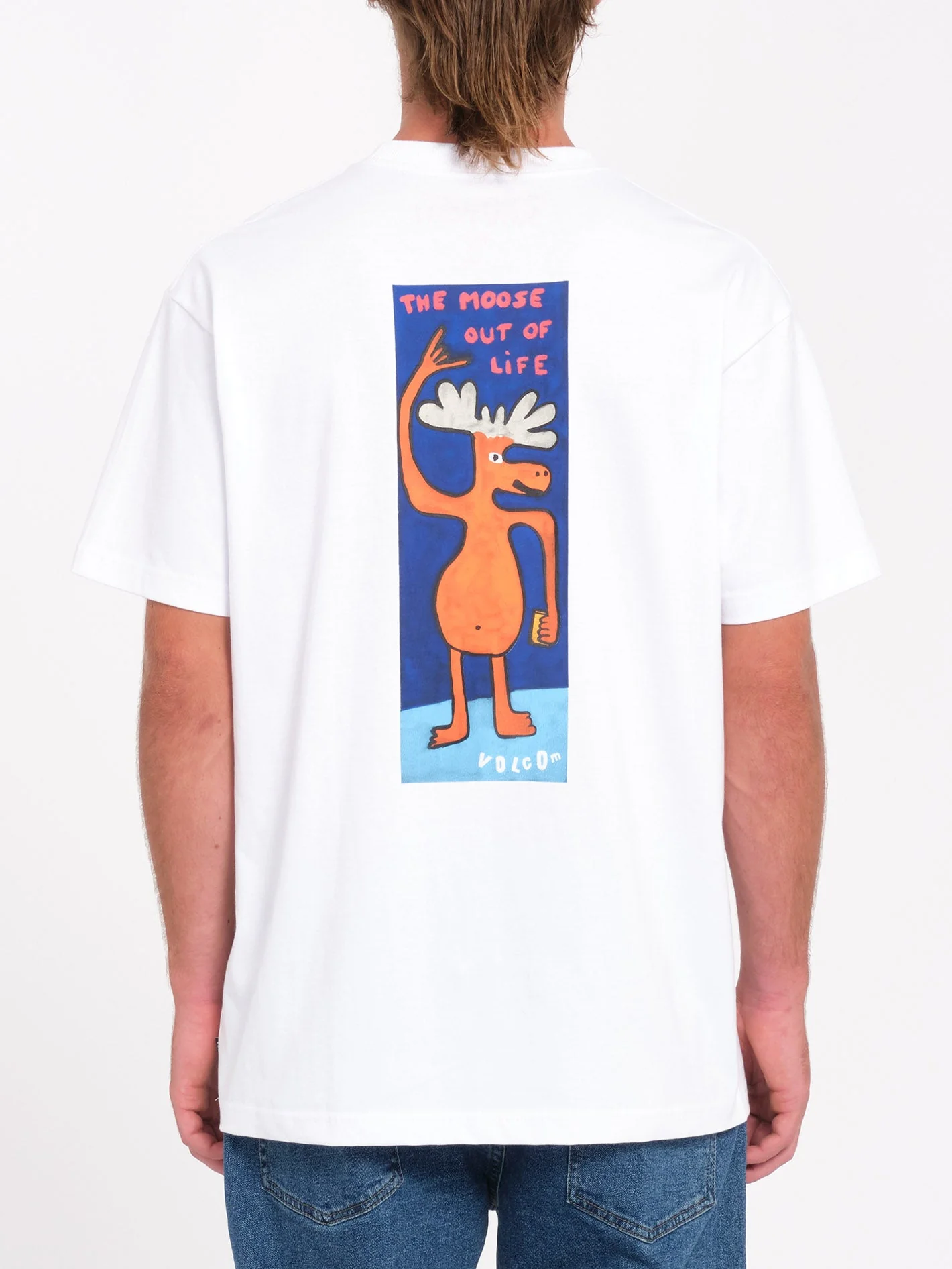 Olivmoose T-Shirt - White - Image 3
