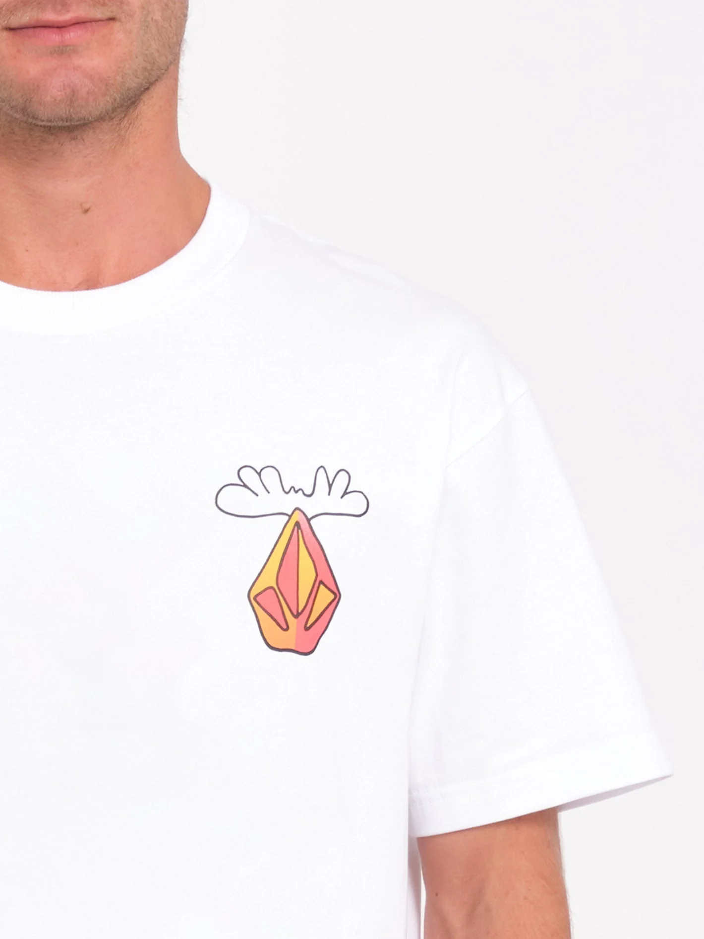 Olivmoose T-Shirt - White - Image 4