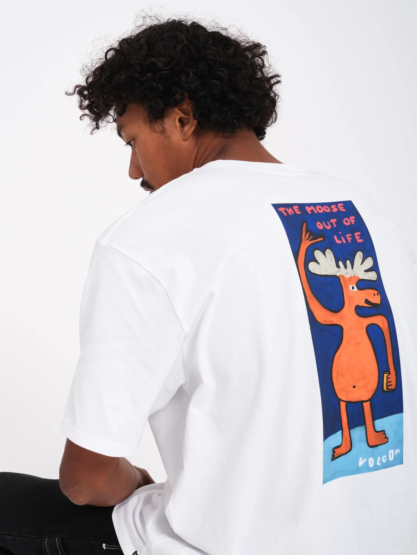 Olivmoose T-Shirt - White - Image 9