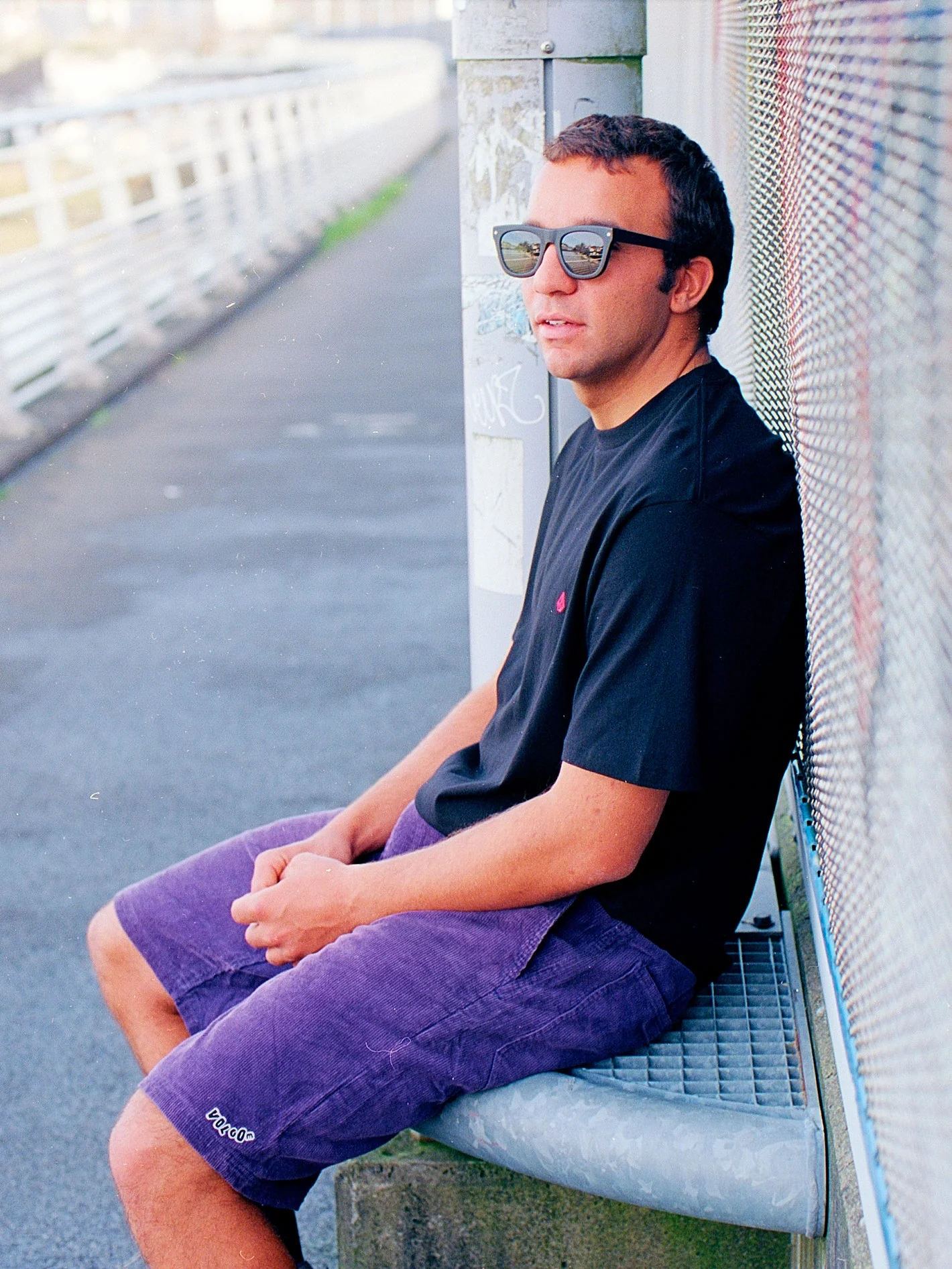 Outer Spaced 21" Shorts - DEEP PURPLE - Image 13