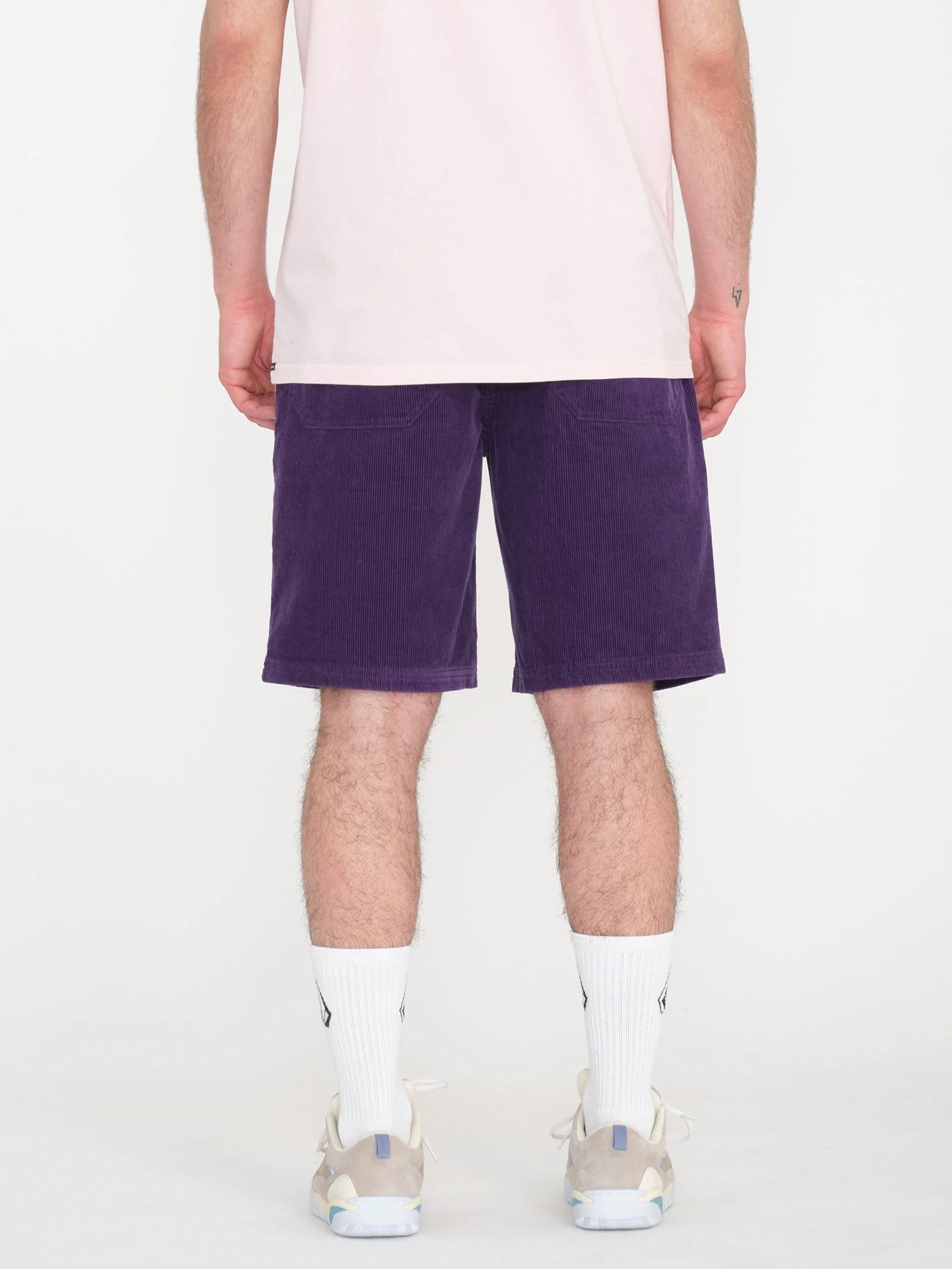 Outer Spaced 21" Shorts - DEEP PURPLE - Image 3
