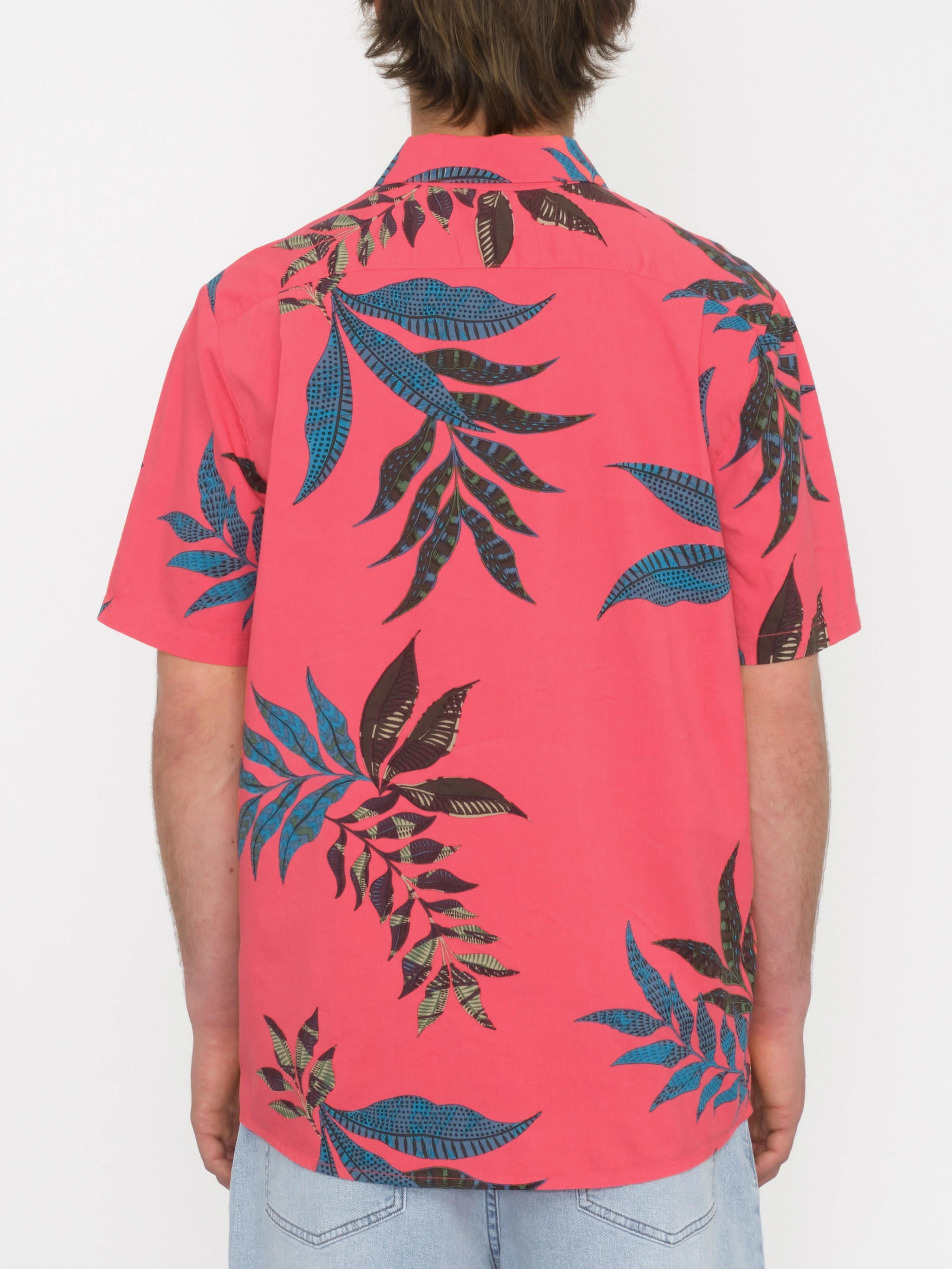 Paradiso Floral Hemd - WASHED RUBY - Image 2