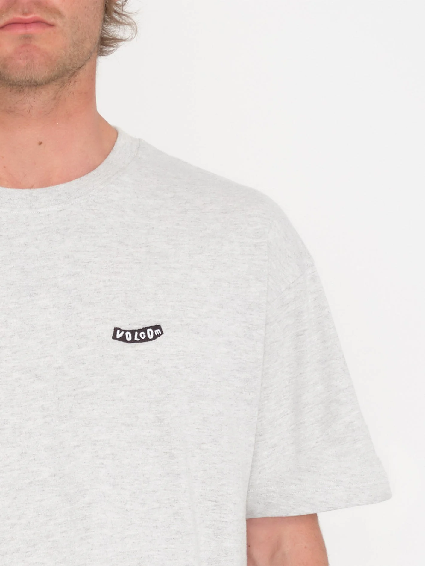 Pistol Stone T-shirt - BONE HEATHER - Image 3