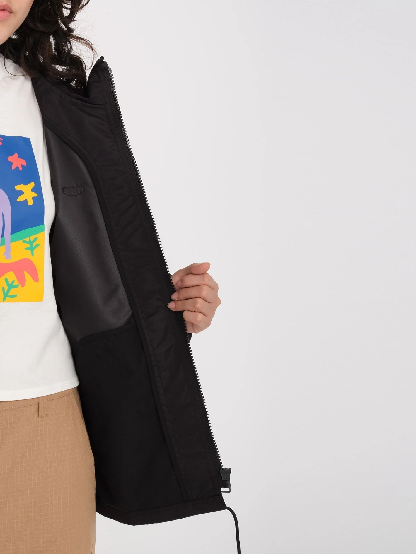 Play'N Stoned Parka - BLACK - Image 5