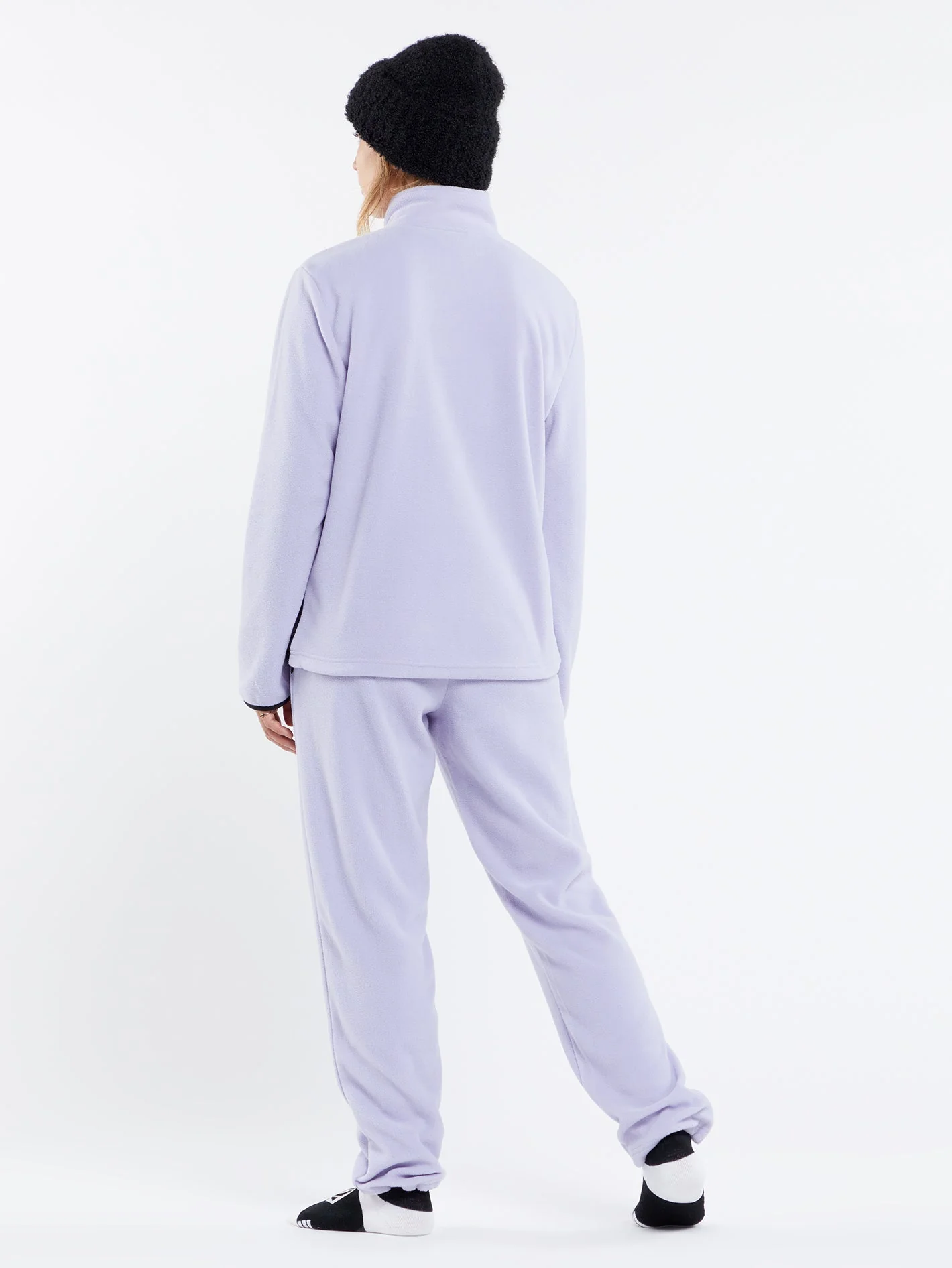 Polar Half-Zipped Sweatshirt - LILAC ASH - Image 7