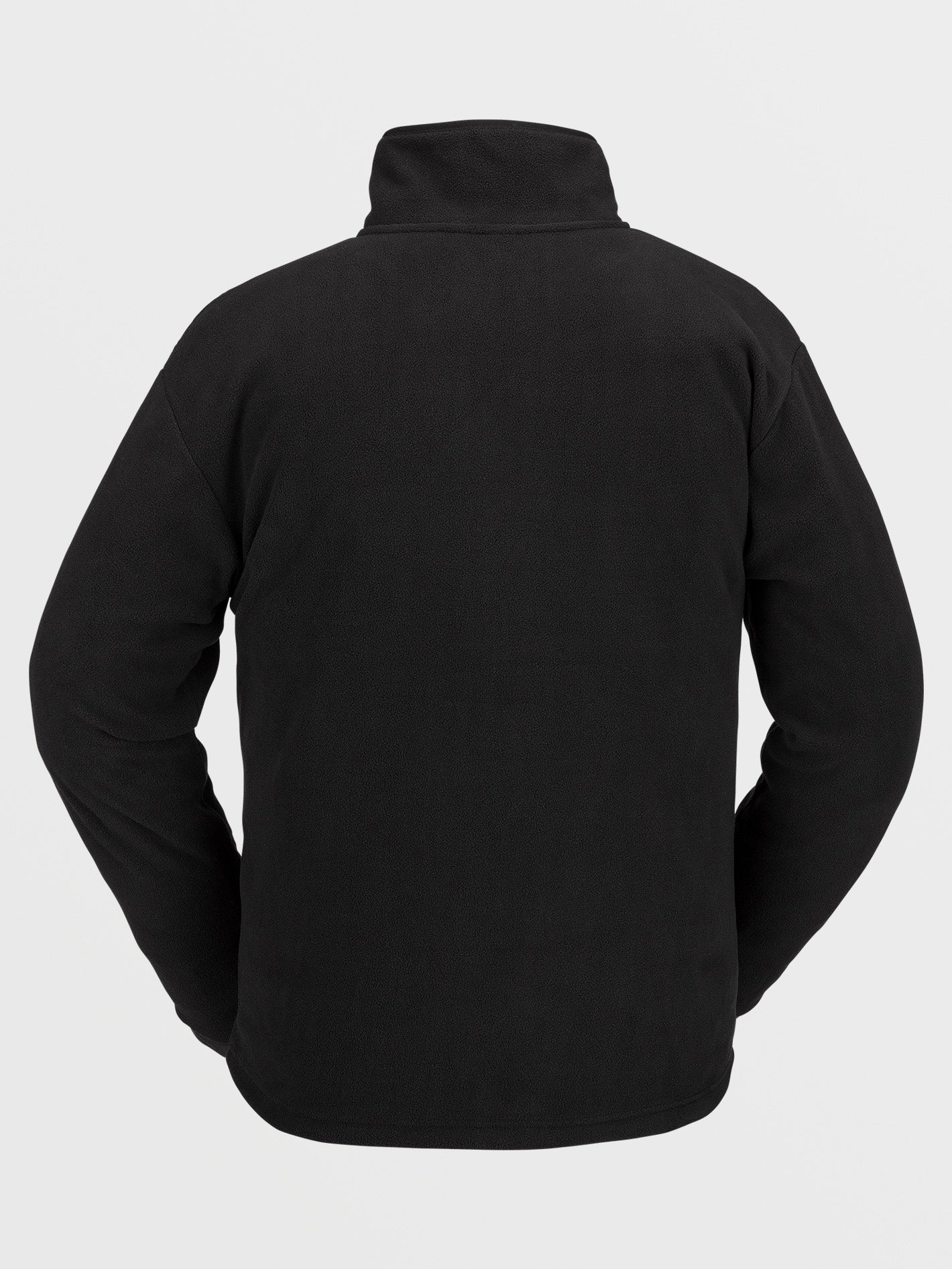Polar Mock 1/2 Zip Sweatshirt - BLACK - Image 2