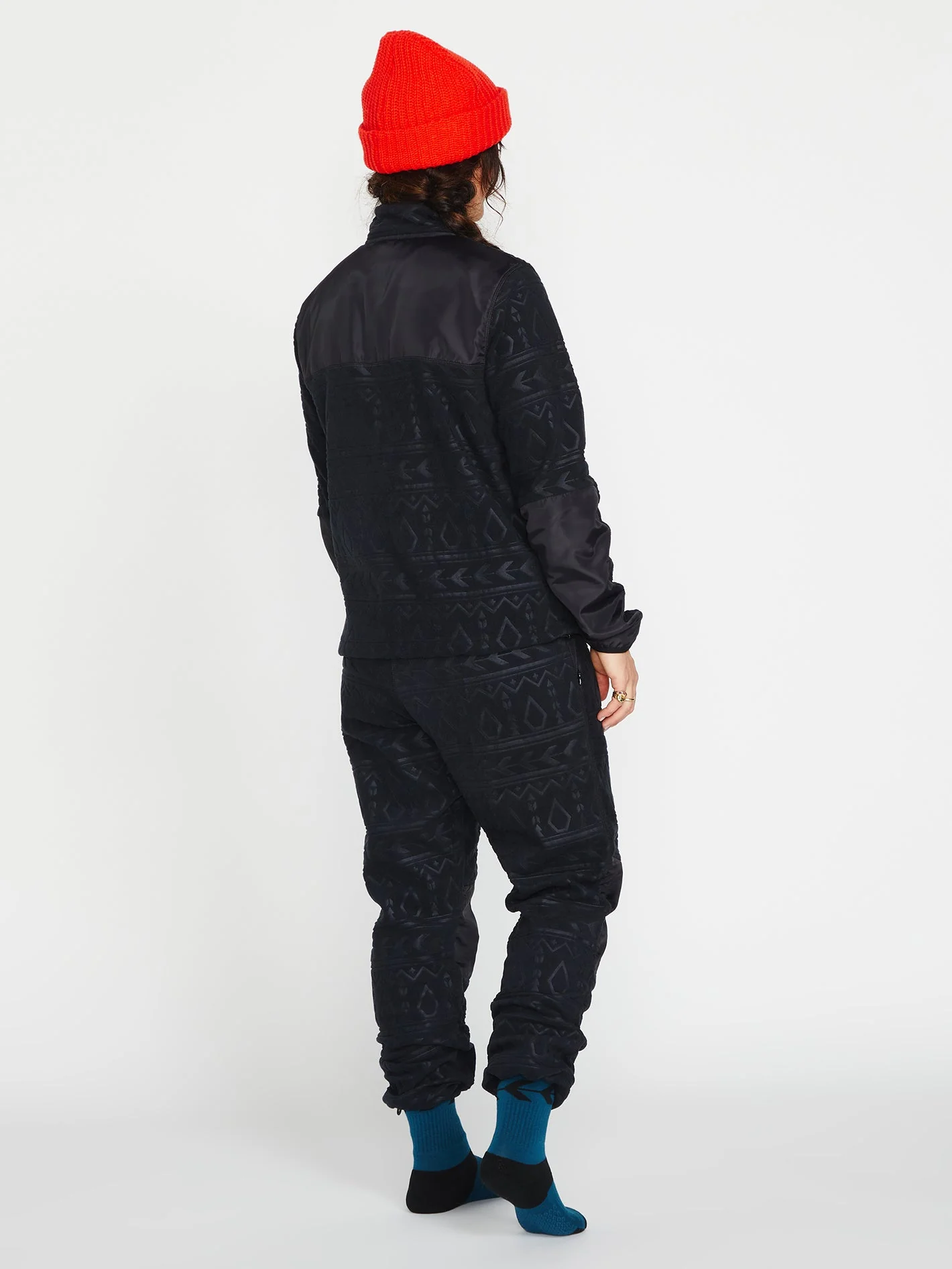 Polar Fleece Sweatshirt - Black - Image 2