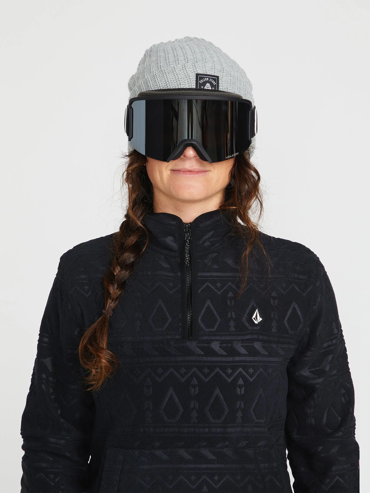 Polar Fleece Sweatshirt - Black - Image 4