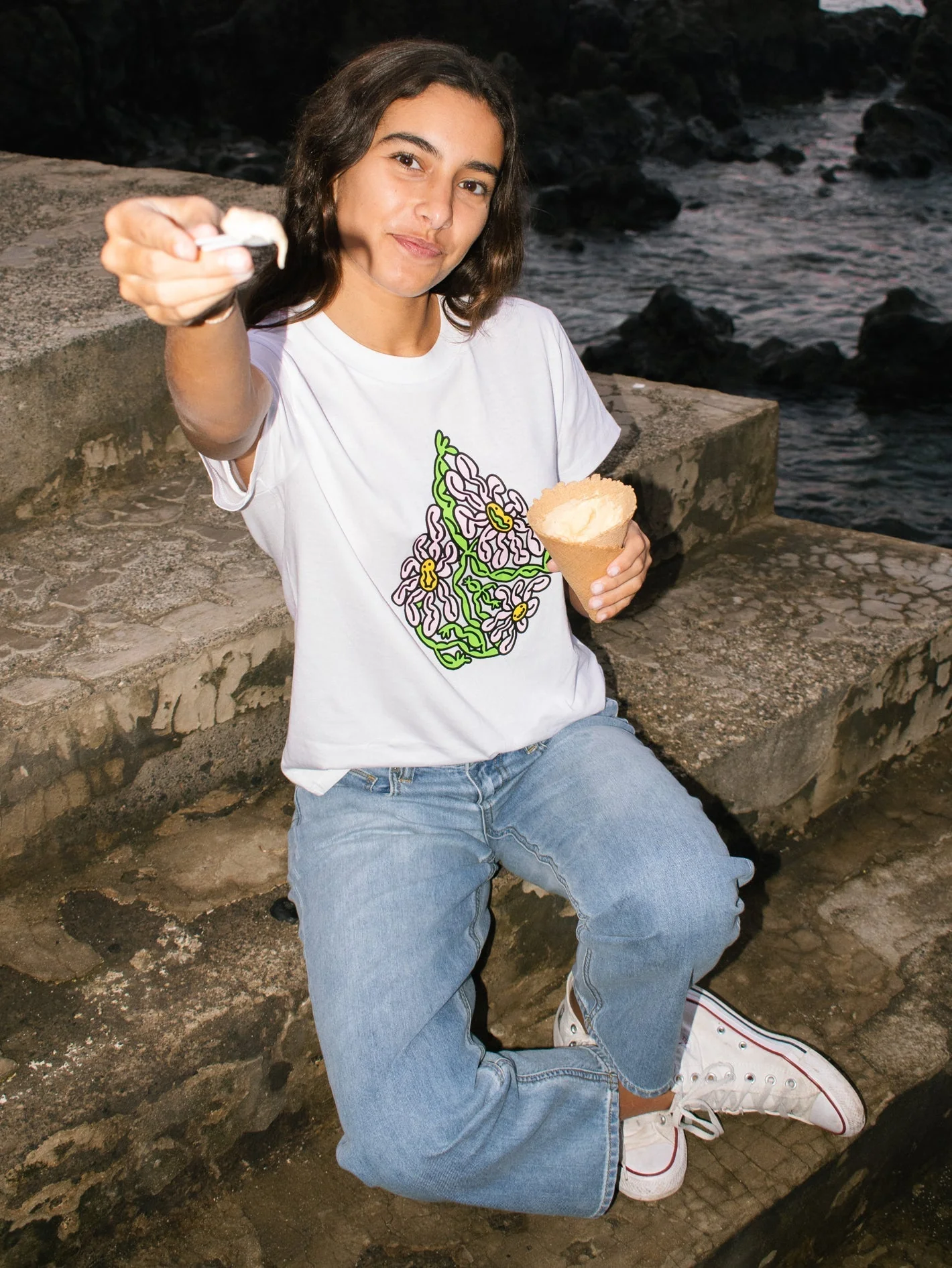 Radical Daze T-Shirt - WHITE - Image 2