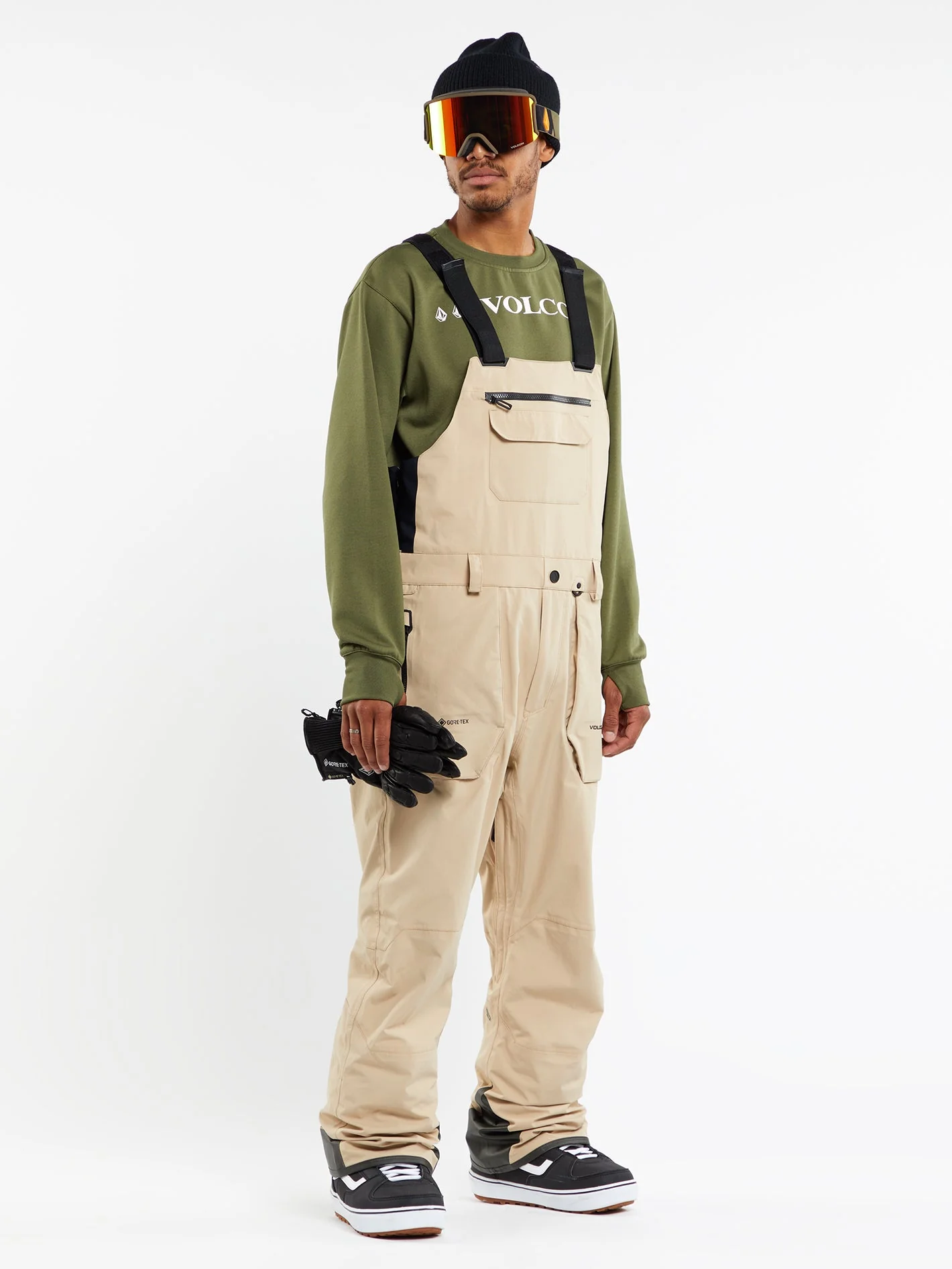 Rain Gore-Tex Latzhose Overall - KHAKIEST - Image 11
