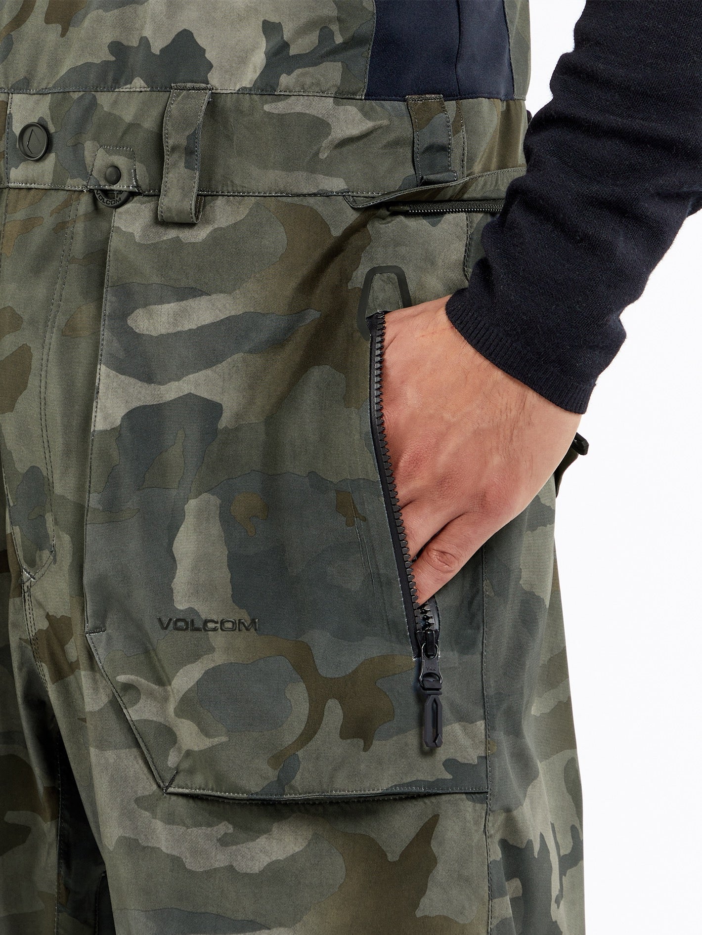 Rain Gore-Tex Latzhose Overall - CLOUDWASH CAMO - Image 5