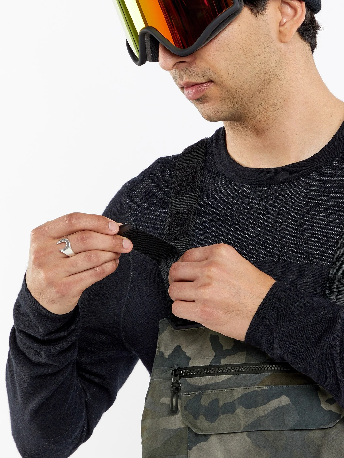 Rain Gore-Tex Latzhose Overall - CLOUDWASH CAMO - Image 8