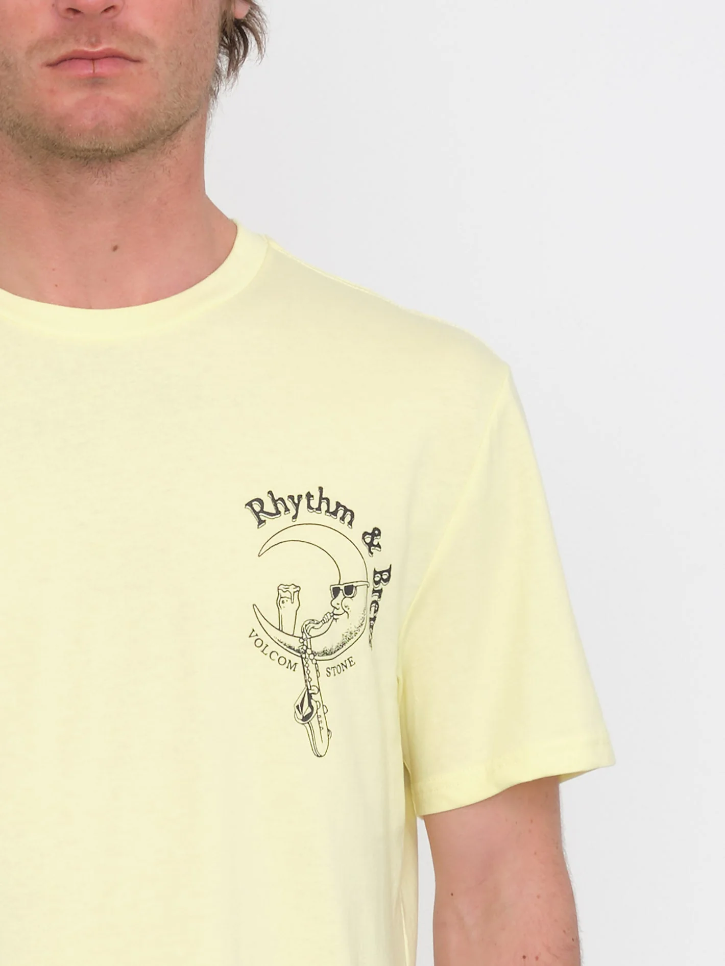 Rhythm 1991 T-shirt - AURA YELLOW - Image 3