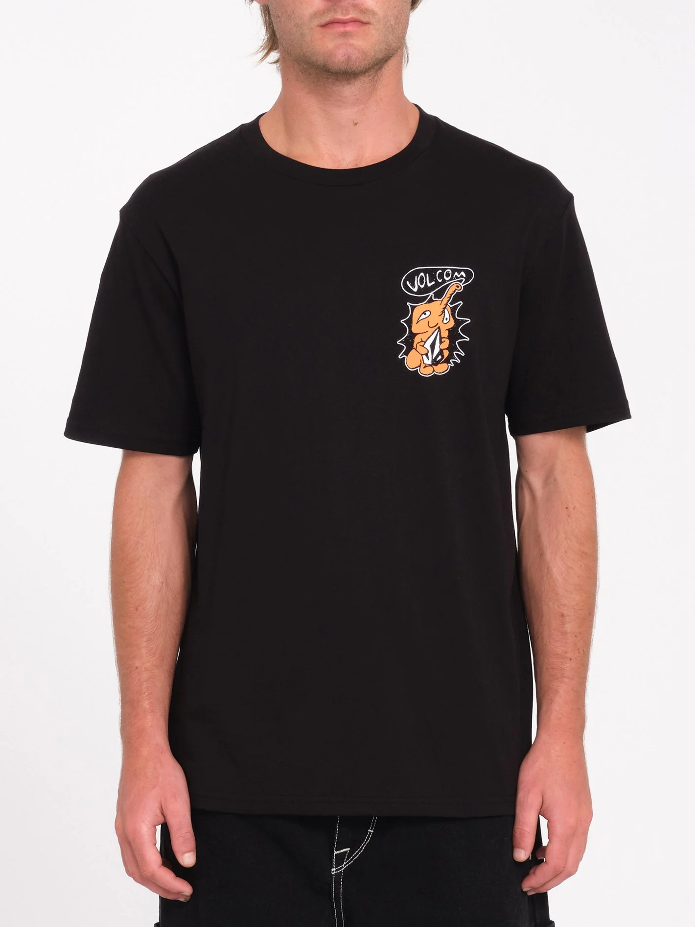 Santi Stoned T-Shirt - Black - Image 2