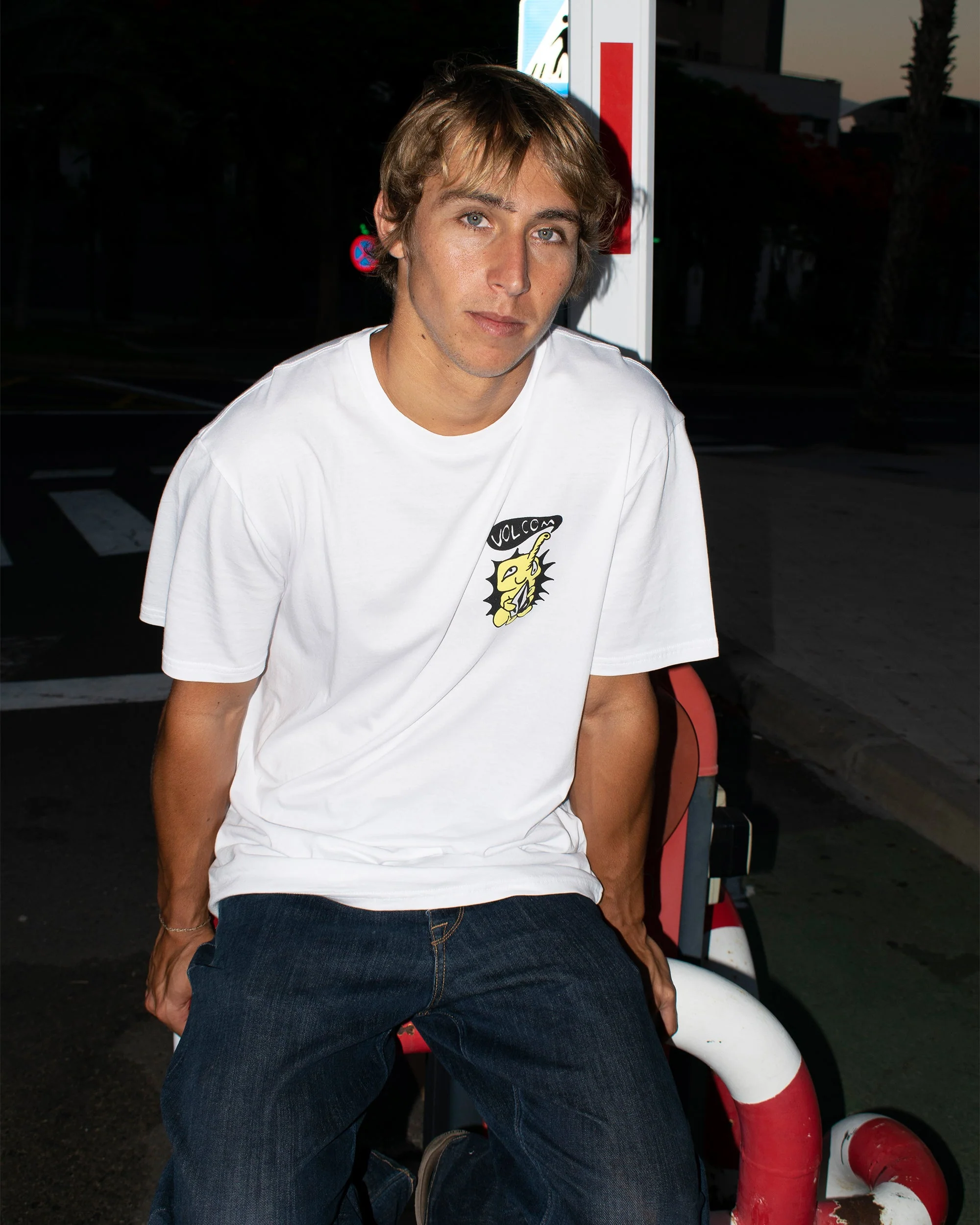 Santi Stoned T-Shirt - White - Image 2