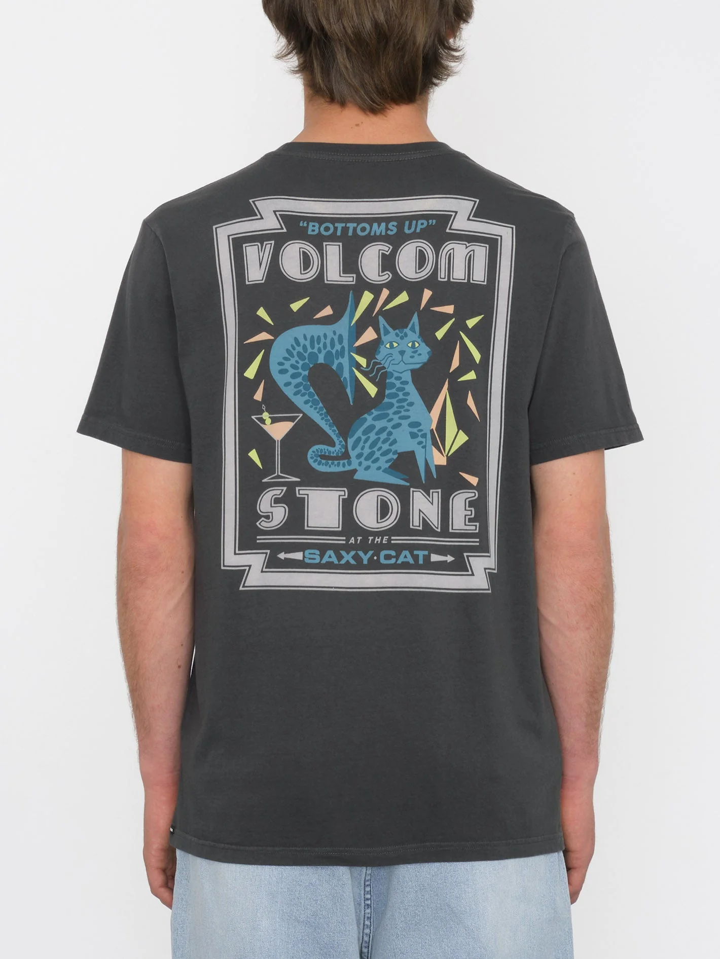 Saxy Cat T-shirt - STEALTH