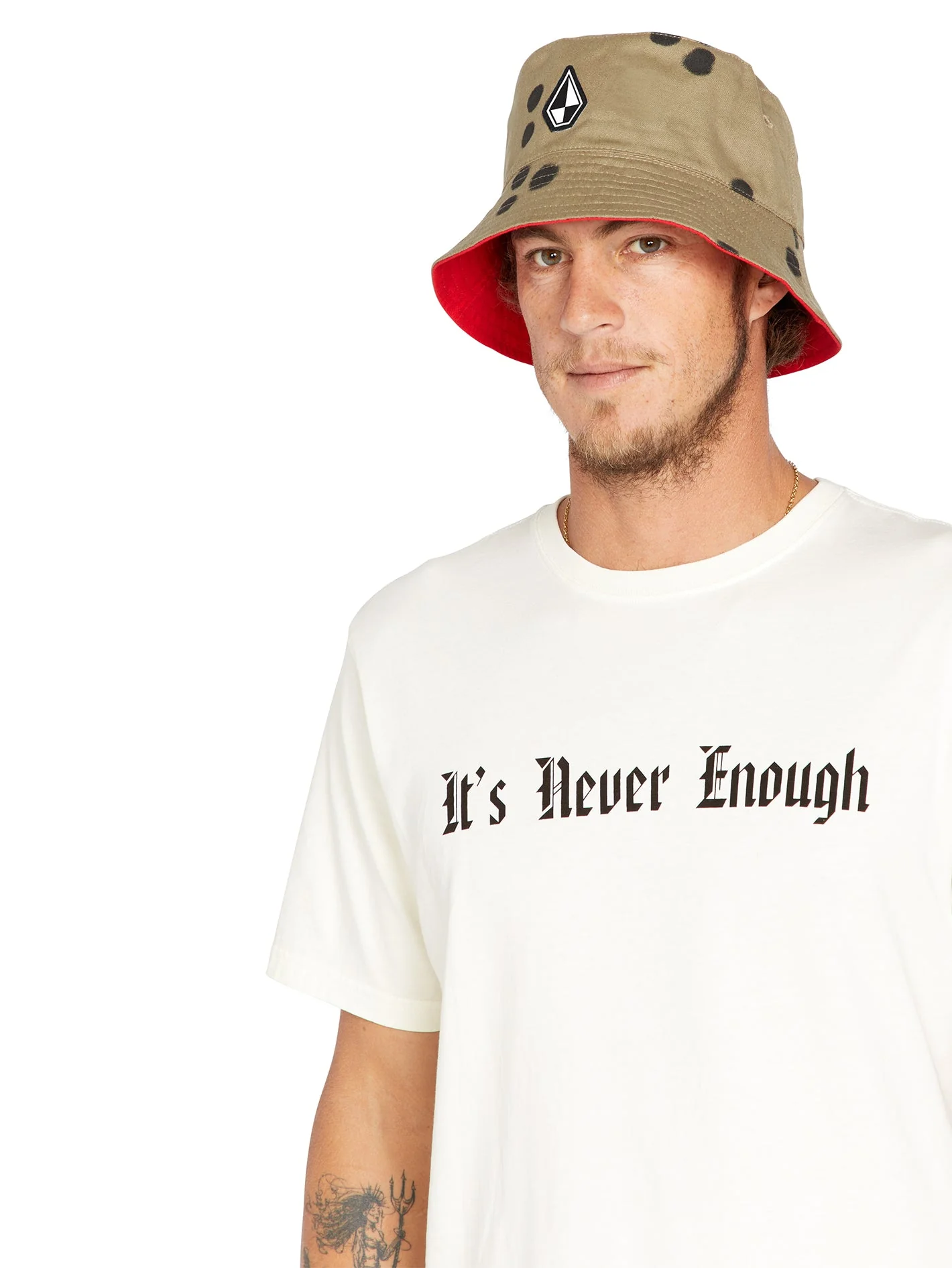 Schroff X Volcom Bucket Hat - Khaki - Image 7