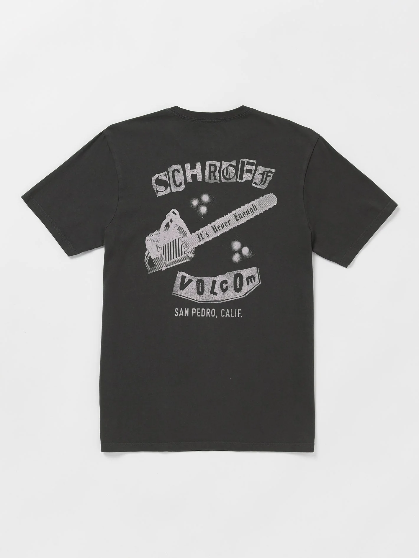 Schroff X Volcom Chainshaw T-Shirt - Stealth - Image 3