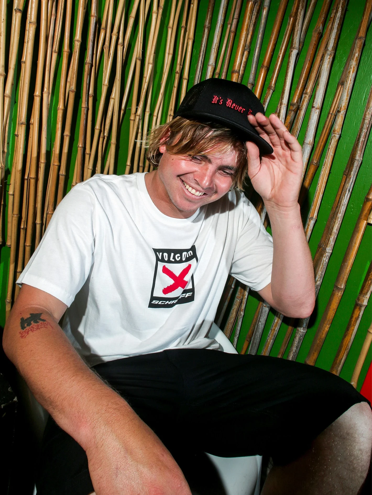 Schroff X Volcom Chesse Kappe - Black - Image 4