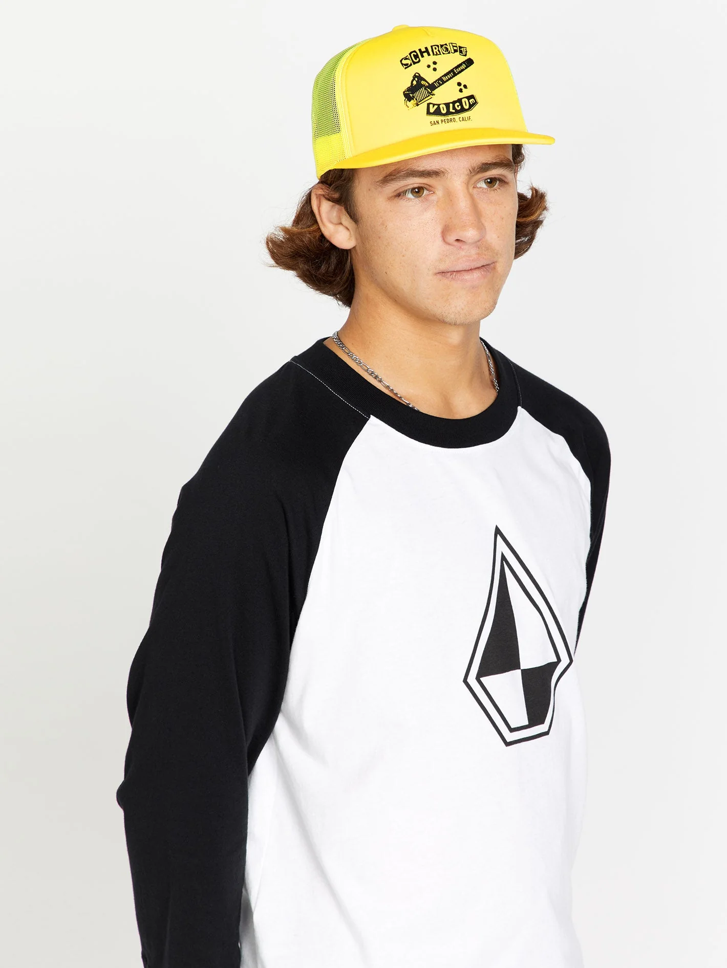 Schroff X Volcom Cheese Kappe - Blazing Yellow - Image 2