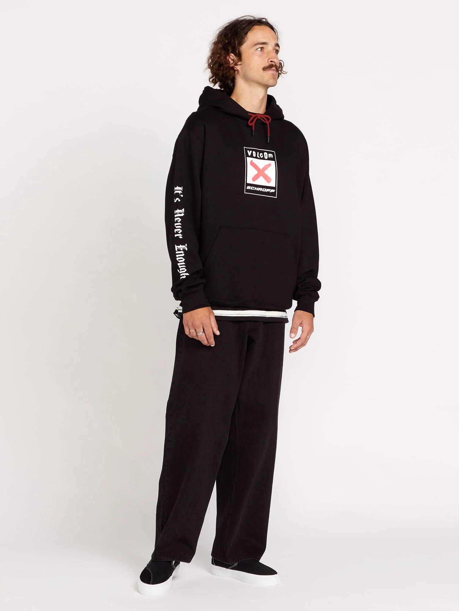Schroff X Volcom Hoodie - Black - Image 3