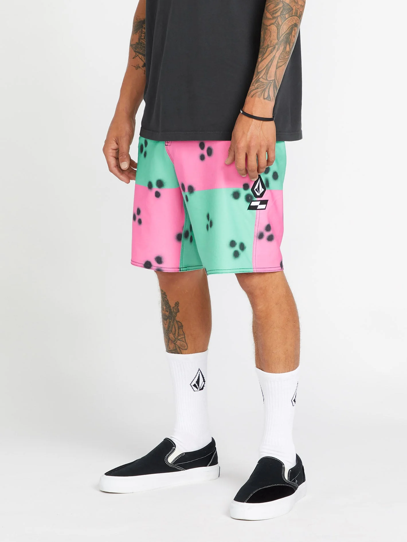 Schroff X Volcom Stoney 19" Boardshort - Dusty Aqua - Image 5