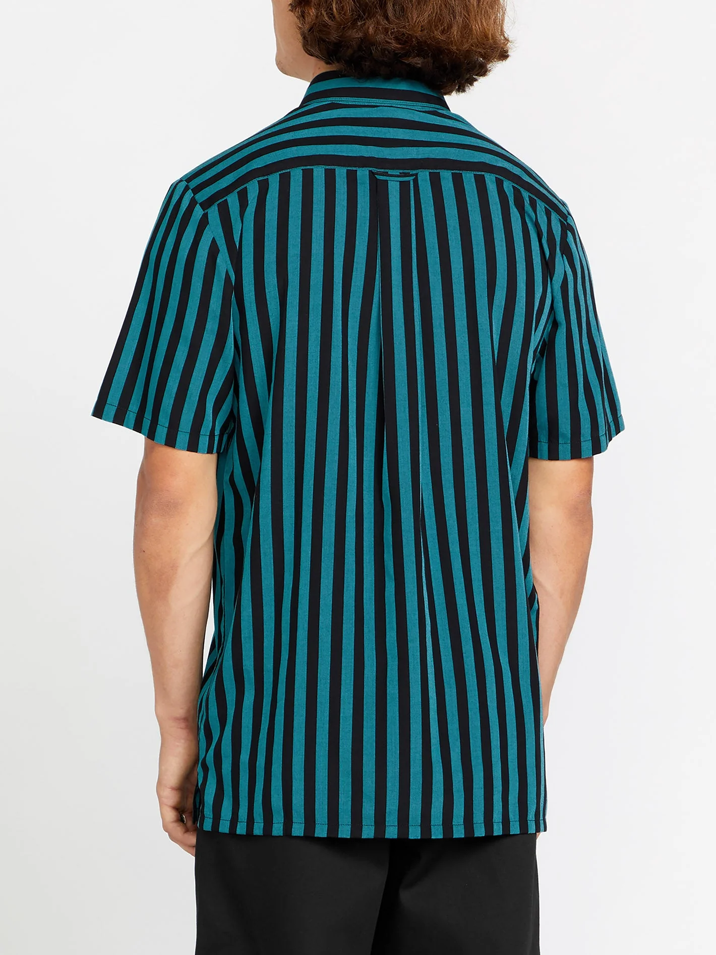 Schroff X Volcom Streifenshirt - Dusty Aqua - Image 2