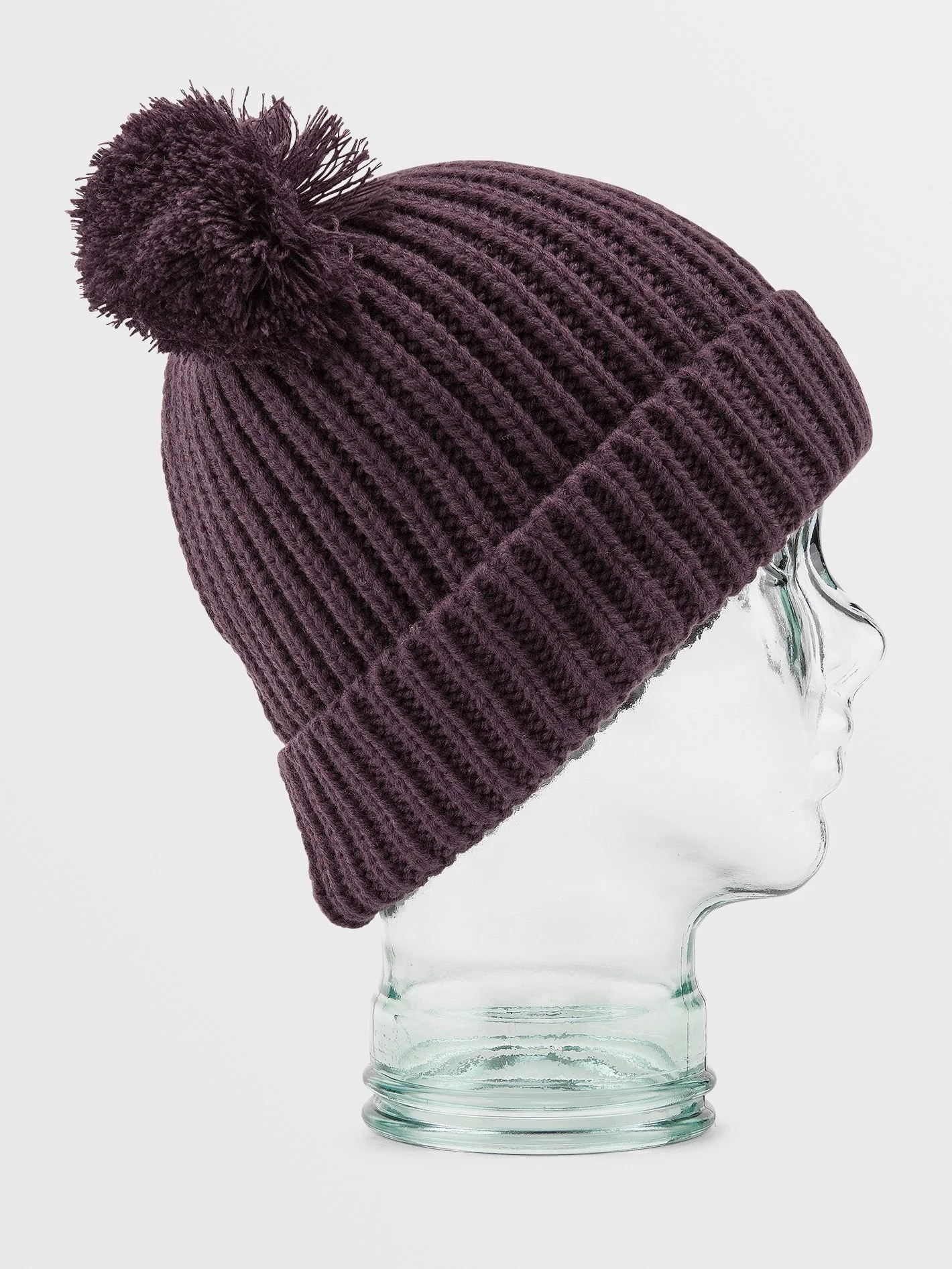 Shreddy Teddy Bobble Beanie - BLACKBERRY - (KINDER) - Image 2