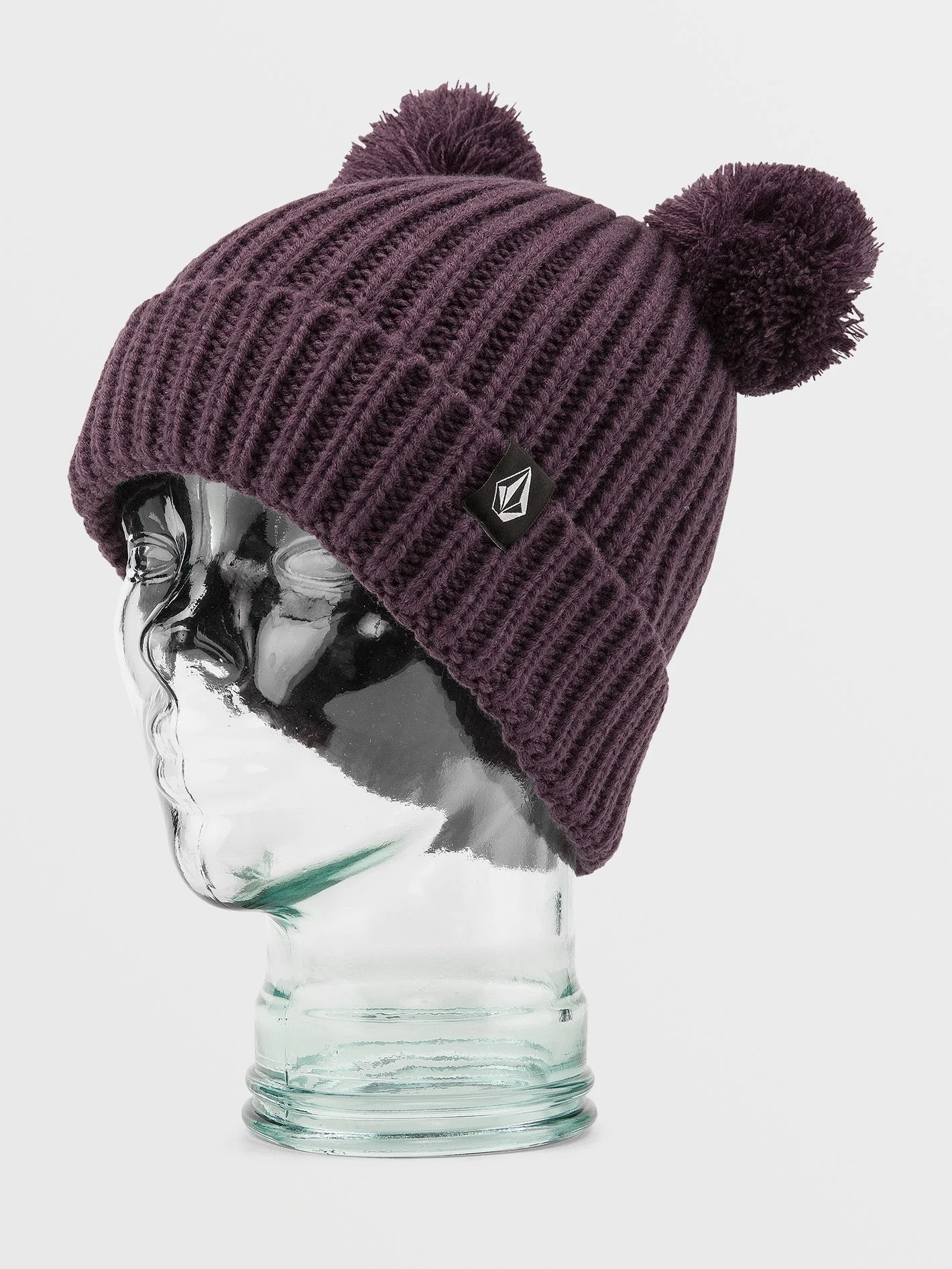 Shreddy Teddy Bobble Beanie - BLACKBERRY - (KINDER) - Image 3