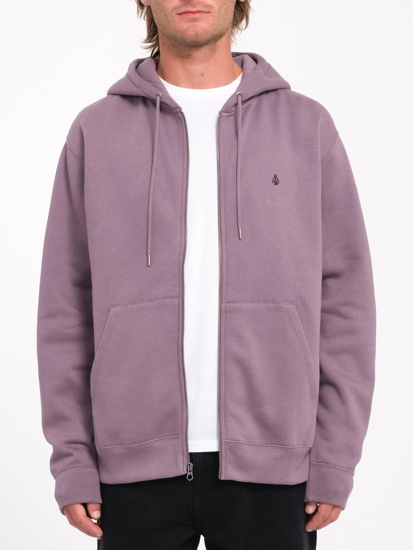 Single Stone Zip Hoodie - Vintage Violet - Image 4