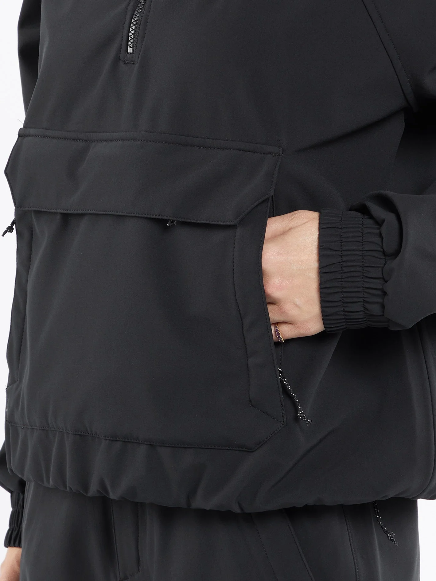 Sinter Bonded Stretch Jacke - BLACK - Image 5