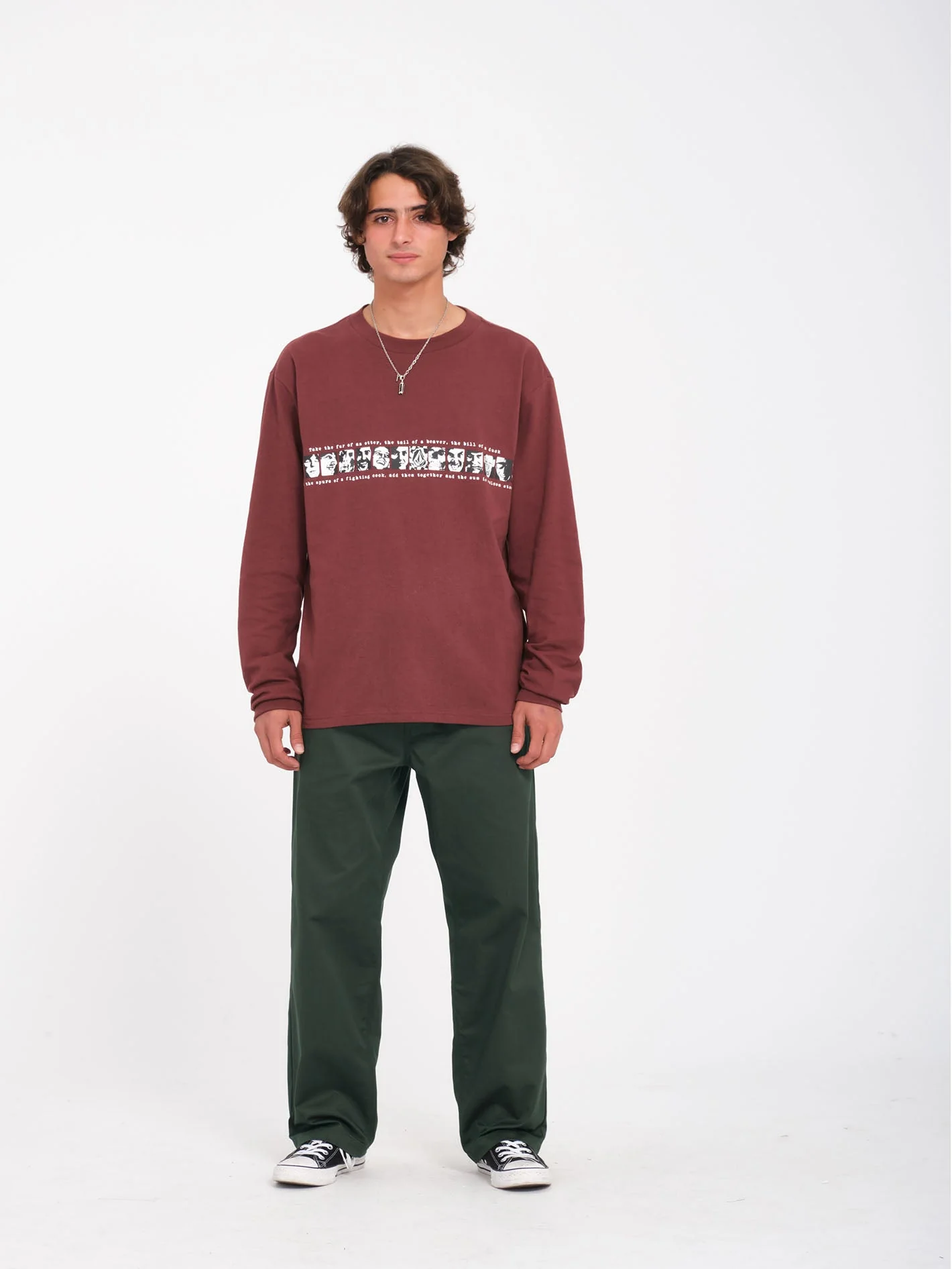 Skate Vitals Remy T-Shirt - Merlot - Image 5