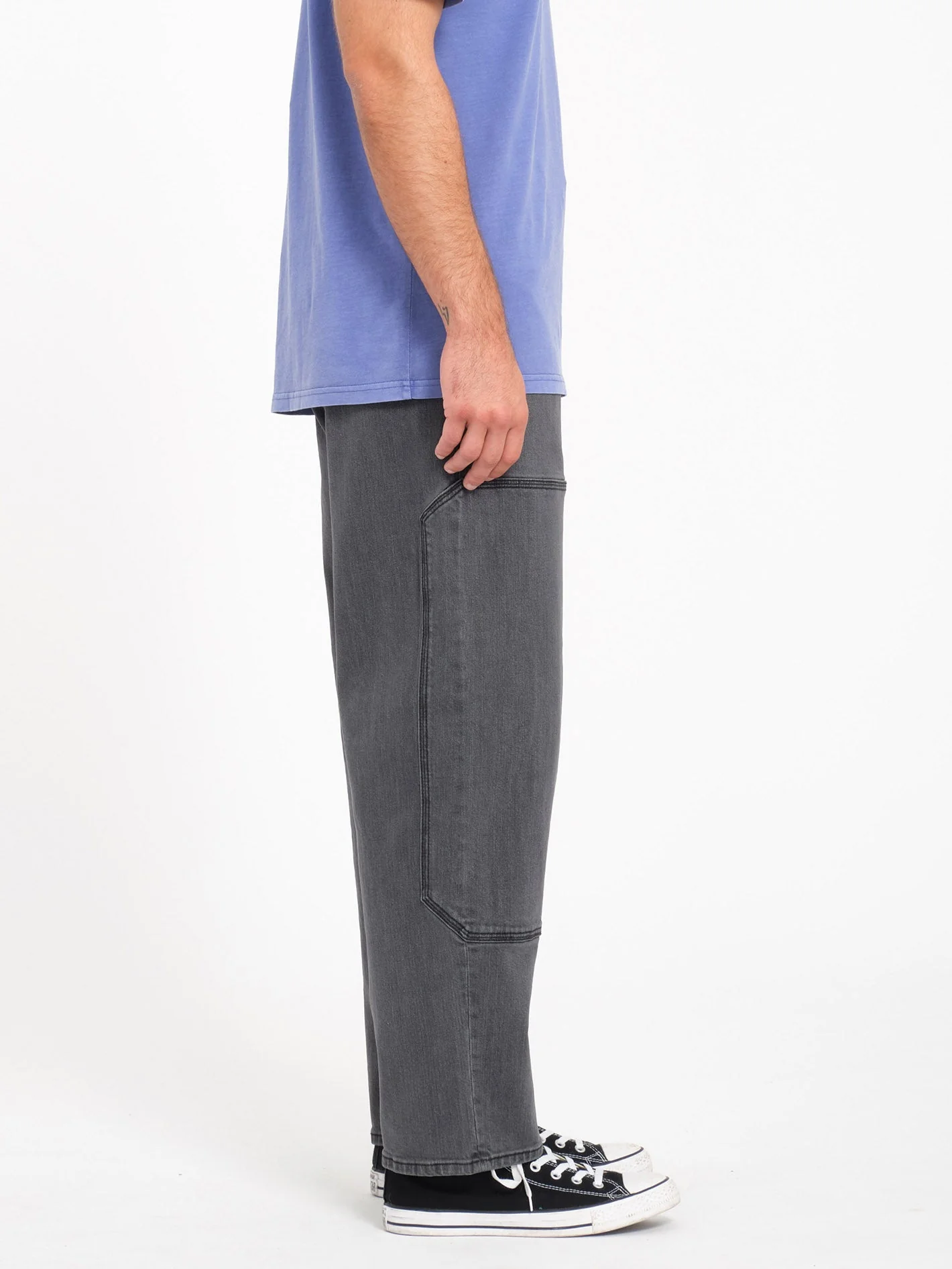 Skate Vitals Remy S Jeans - Neutral Grey - Image 4