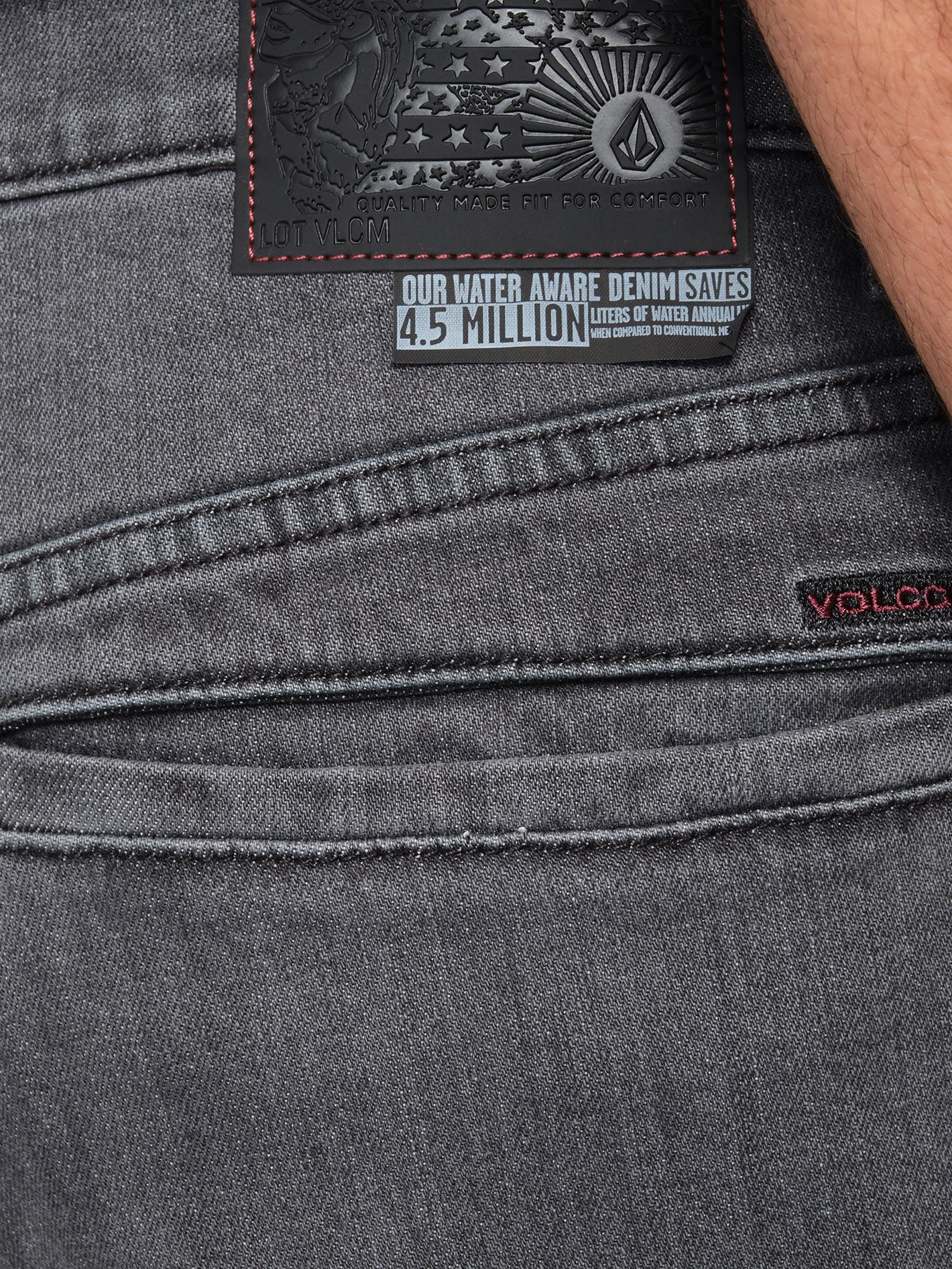Skate Vitals Remy S Jeans - Neutral Grey - Image 5