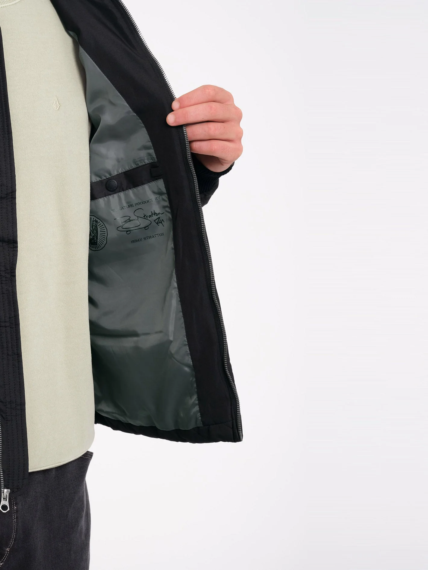 Skate Vitals Remy S Steppjacke - Black - Image 7