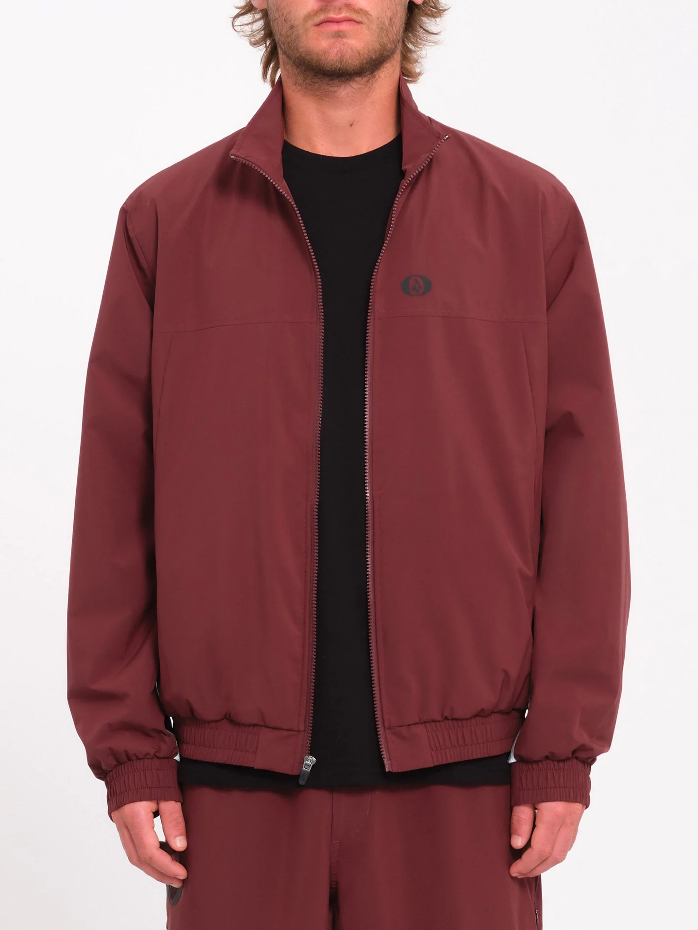 Skate Vitals Remy S Track Jacke - Merlot - Image 4