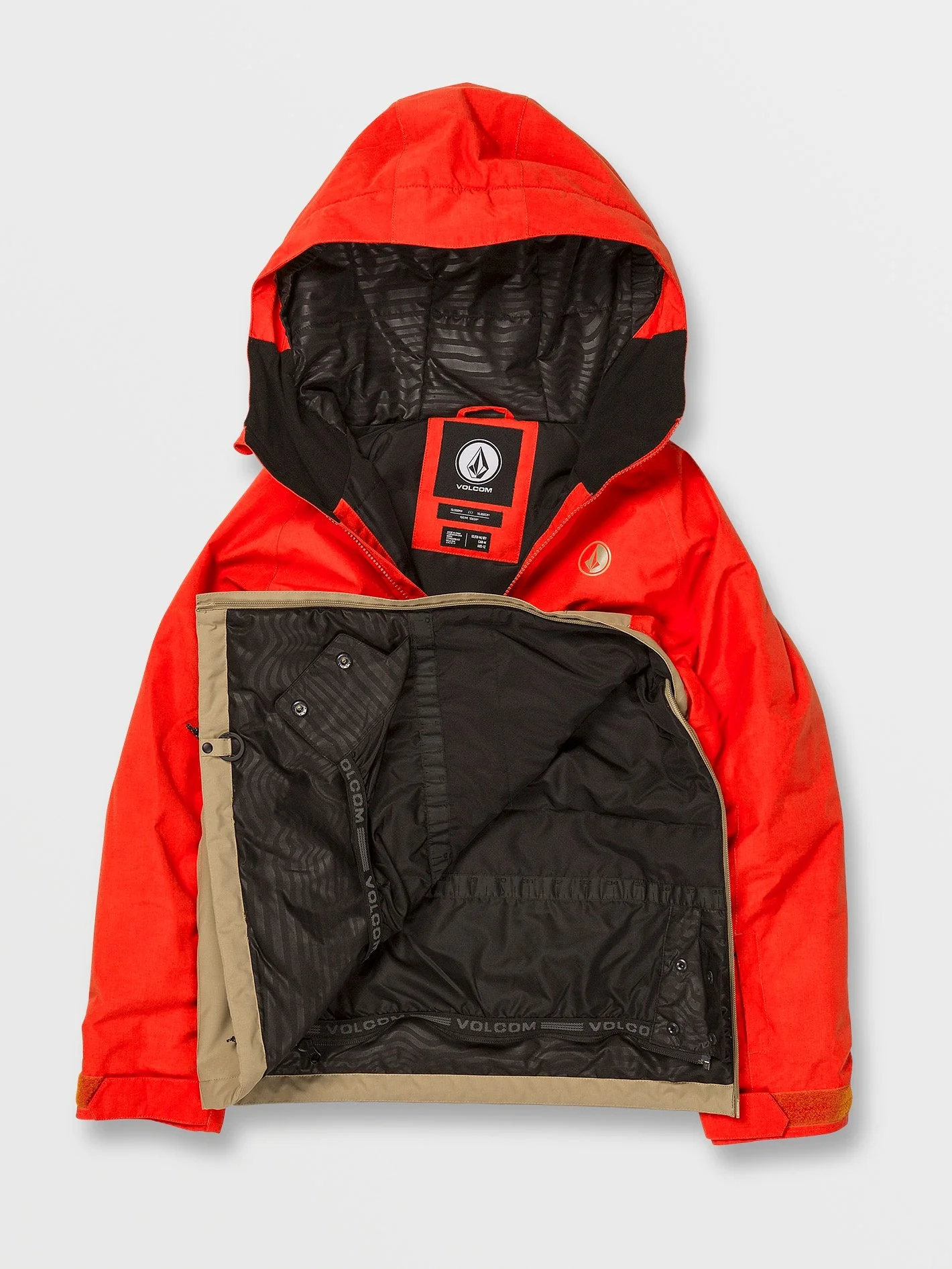 Sluff Insulated Jacke - ORANGE SHOCK - (KINDER) - Image 3