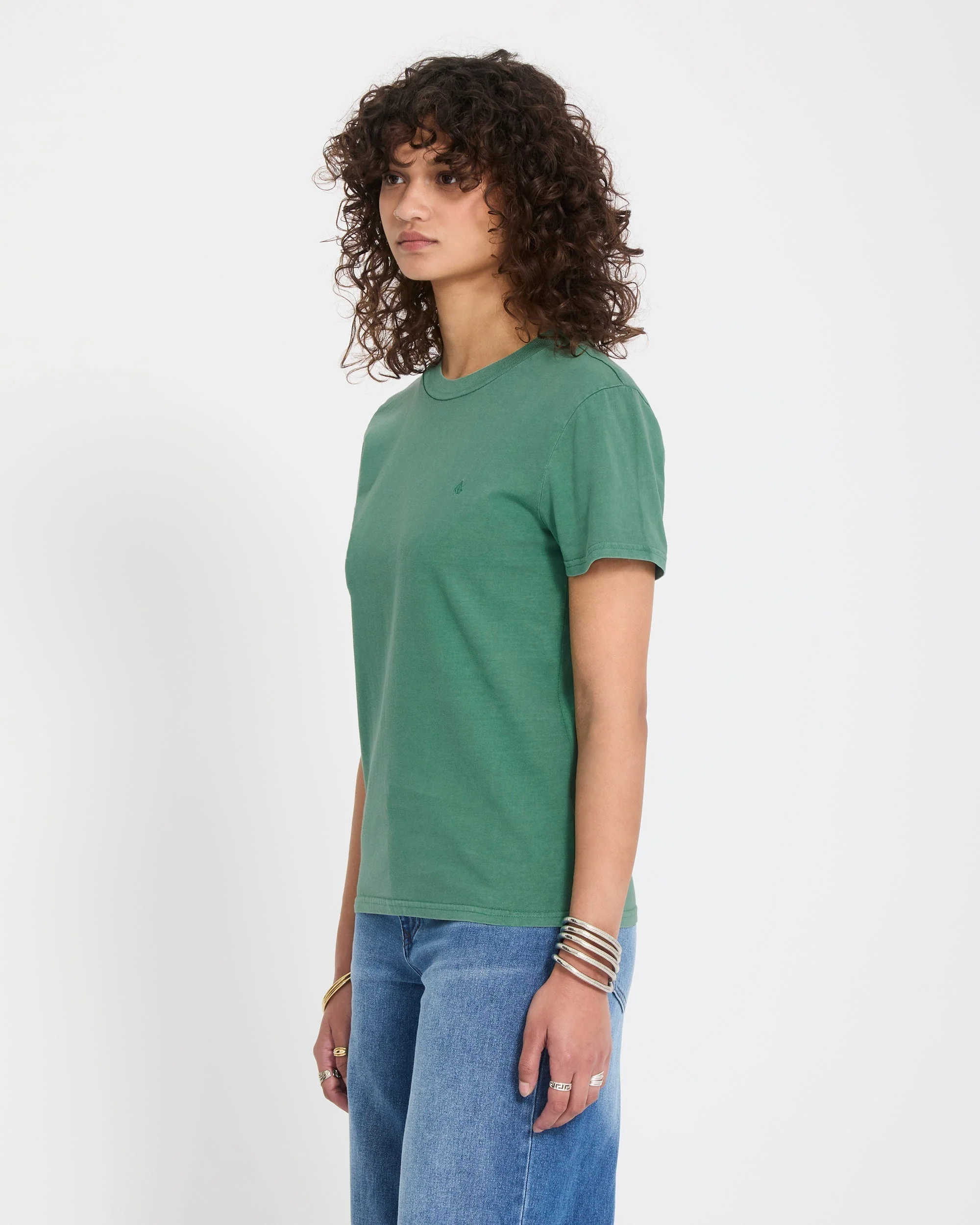 Solid Stone T-Shirt - Evergreen - Image 4