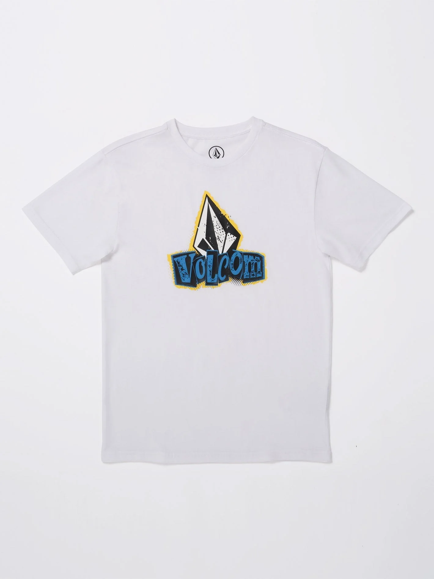 Sticker Stamp T-Shirt - WHITE - (KINDER)