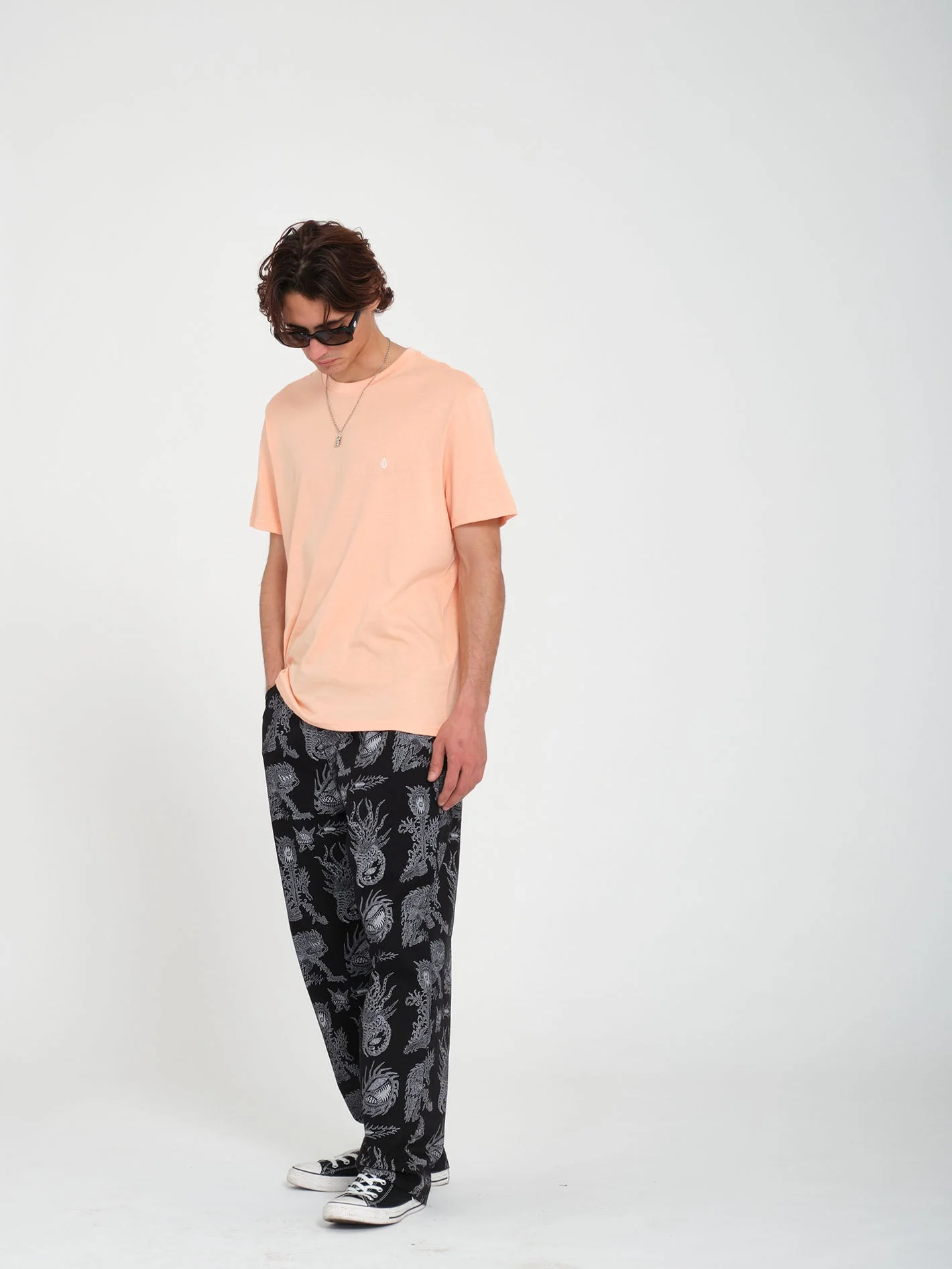 Stone Blanks T-shirt - SALMON - Image 4