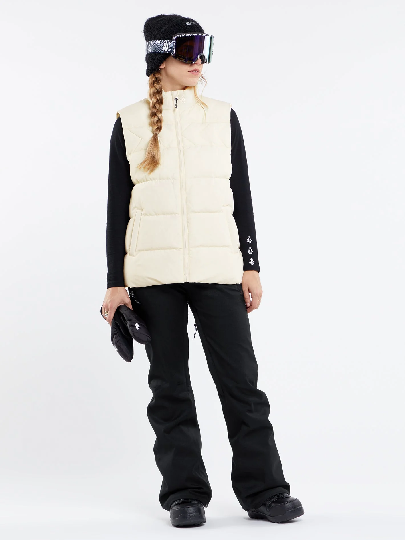 Stone Castine Puff Weste - MOONBEAM - Image 8