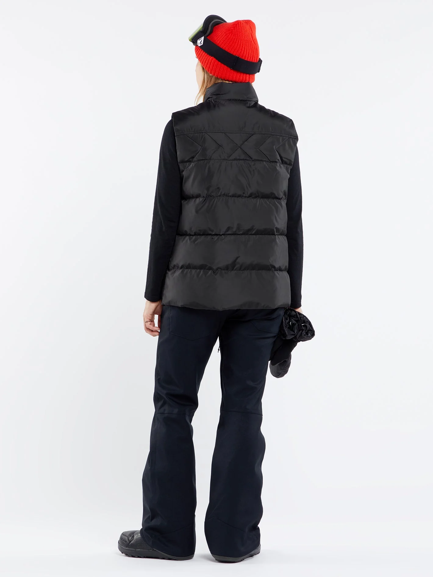 Stone Castine Puff Weste - BLACK - Image 7