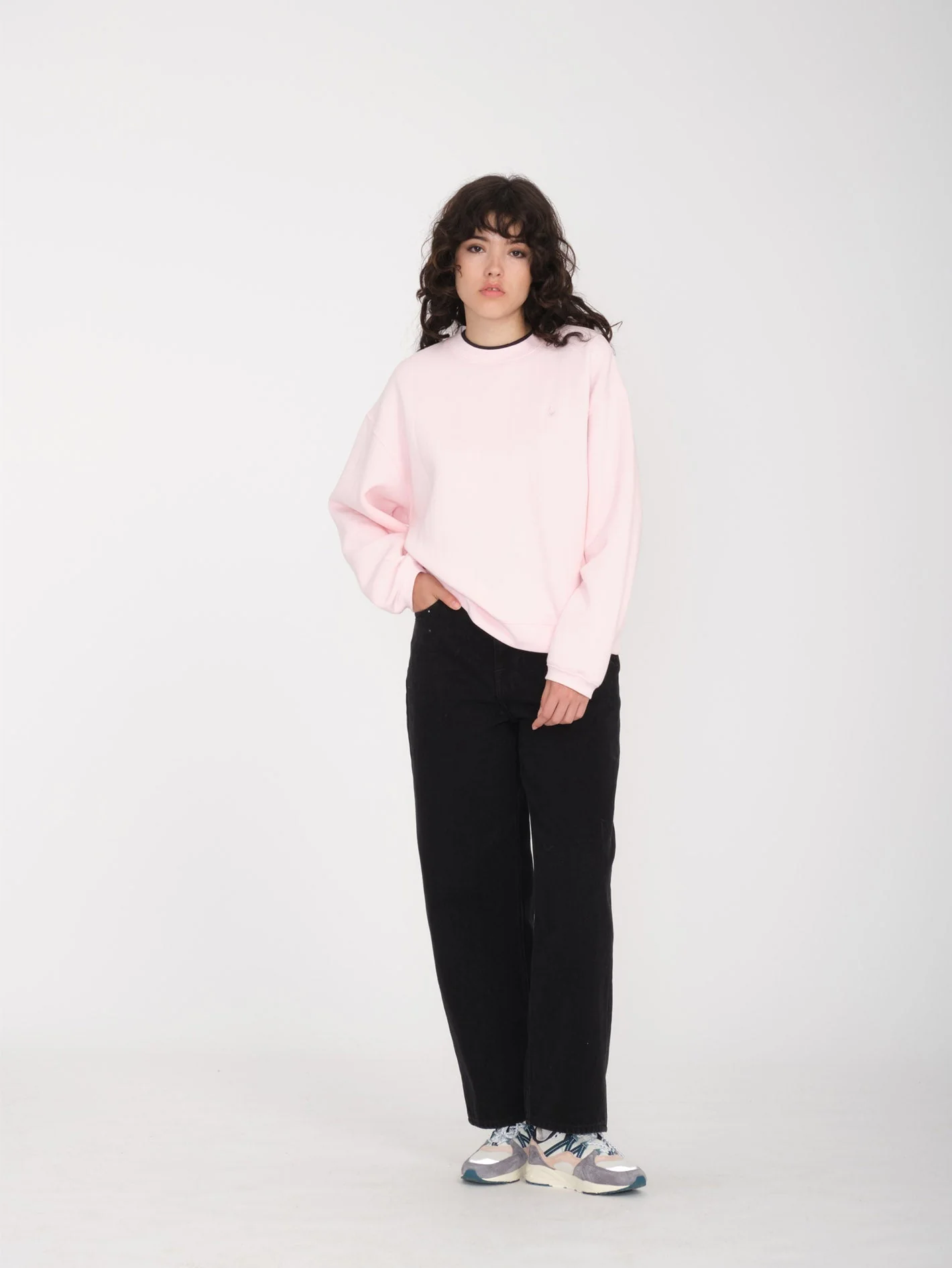 Stone Heart Up Sweatshirt - LILAC ASH - Image 5