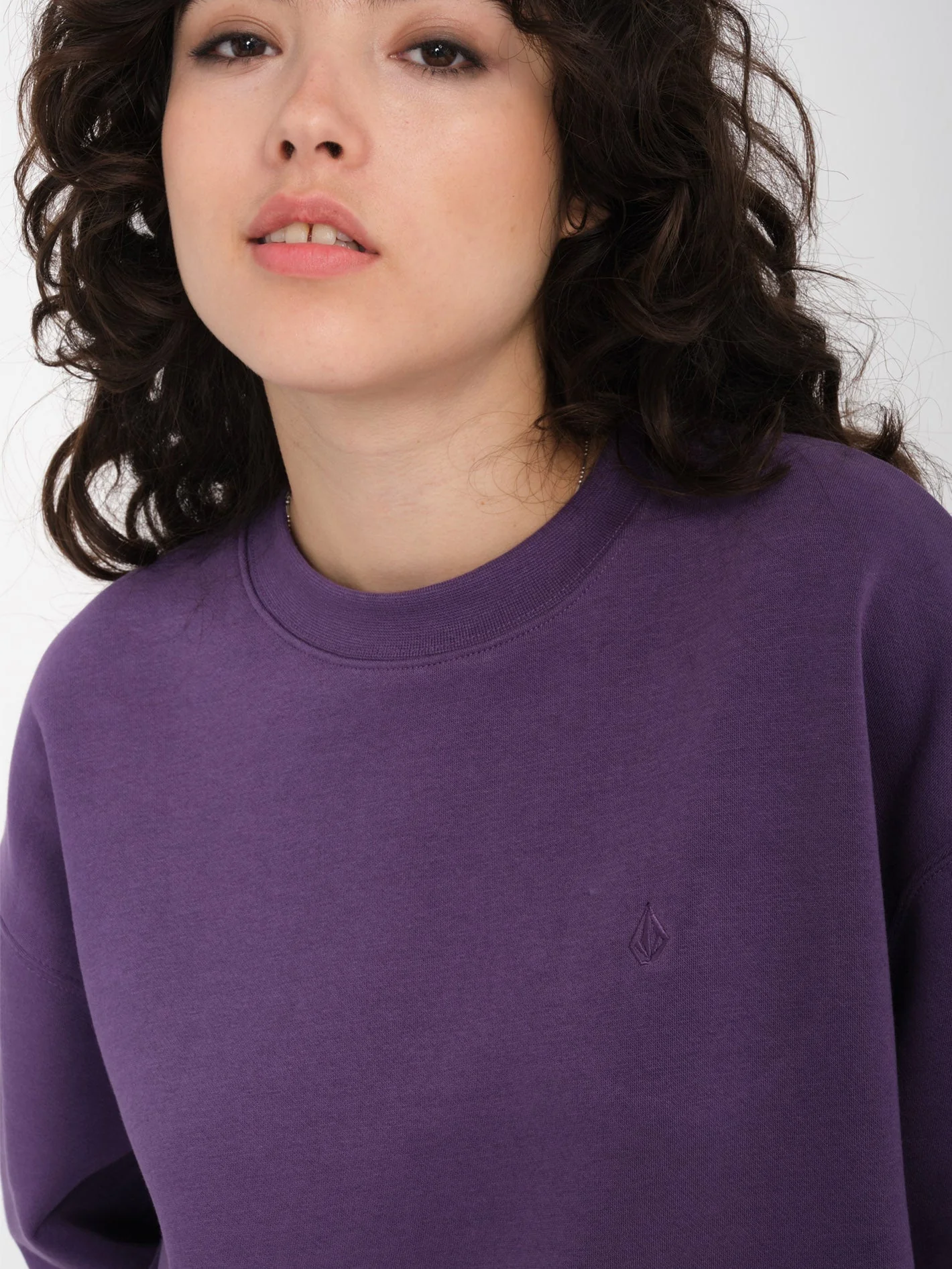 Stone Heart Up Sweatshirt - DEEP PURPLE - Image 4